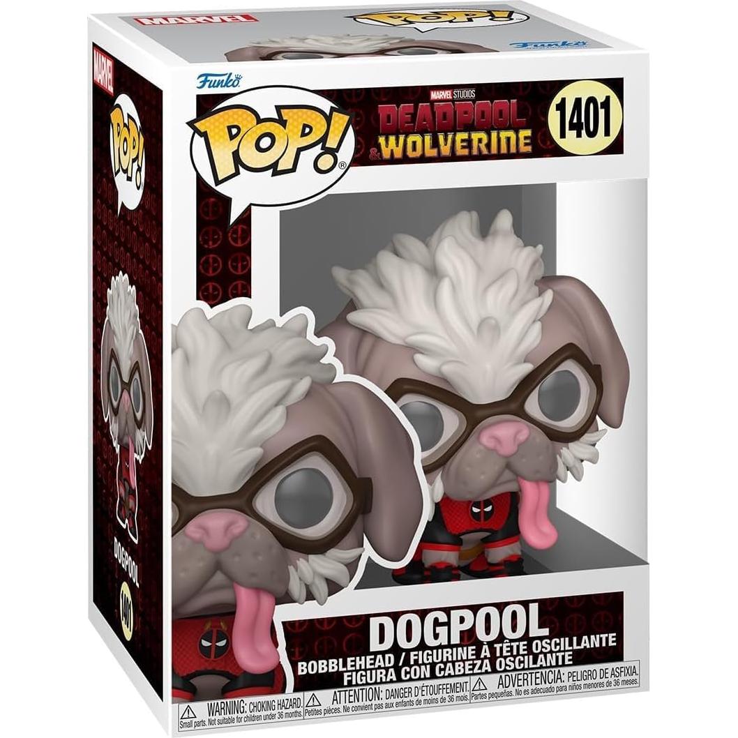 Figura de Vinilo POP Funko Dogpool 9.53 cm - Deadpool y Wolverine