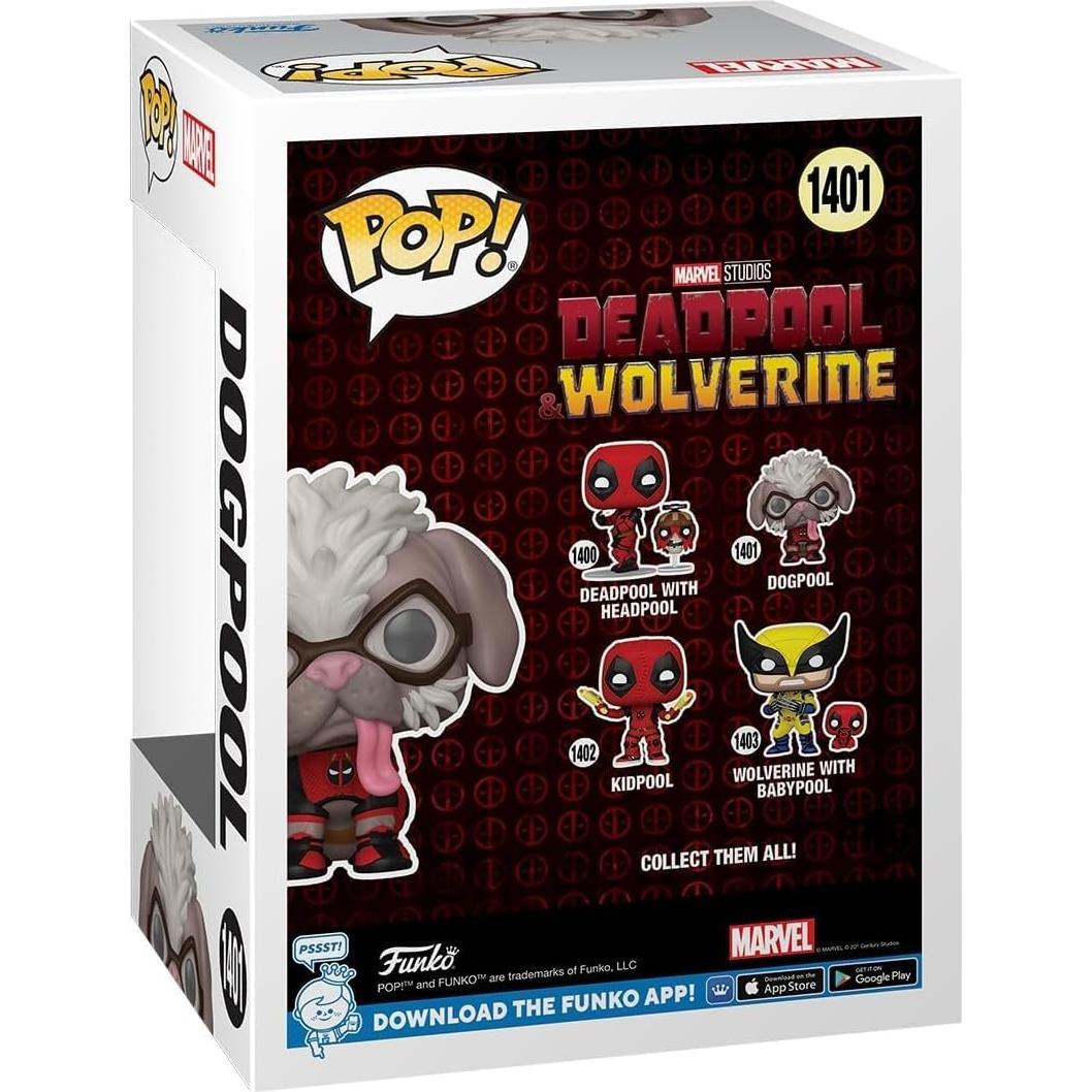 Figura de Vinilo POP Funko Dogpool 9.53 cm - Deadpool y Wolverine