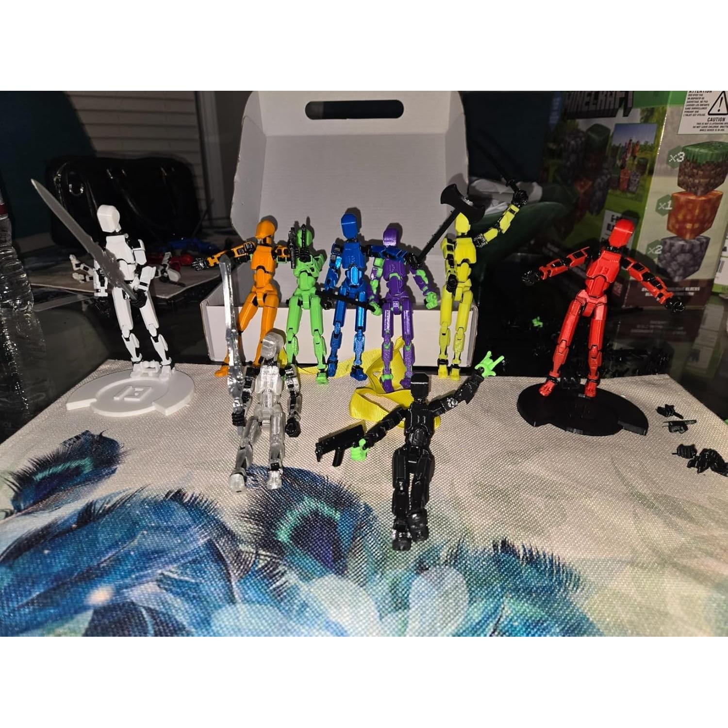 Set de 9 Figuras de Acción T13 - Nemoro - 3D - 368g