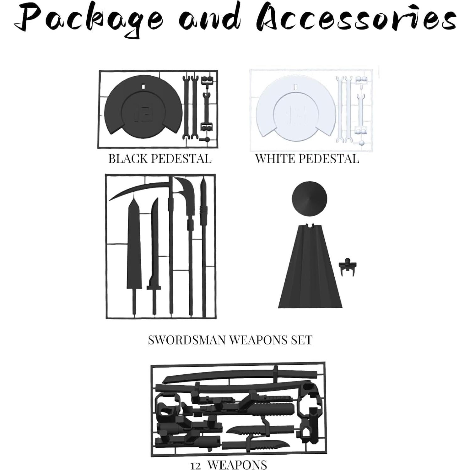 Set de 9 Figuras de Acción T13 - Nemoro - 3D - 368g