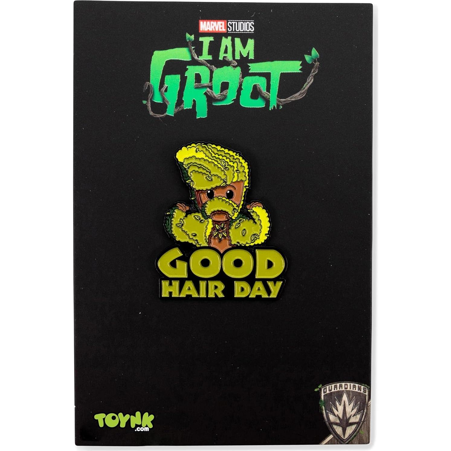Pin de Esmalte Groot Marvel Studios "Día de Buen Cabello"