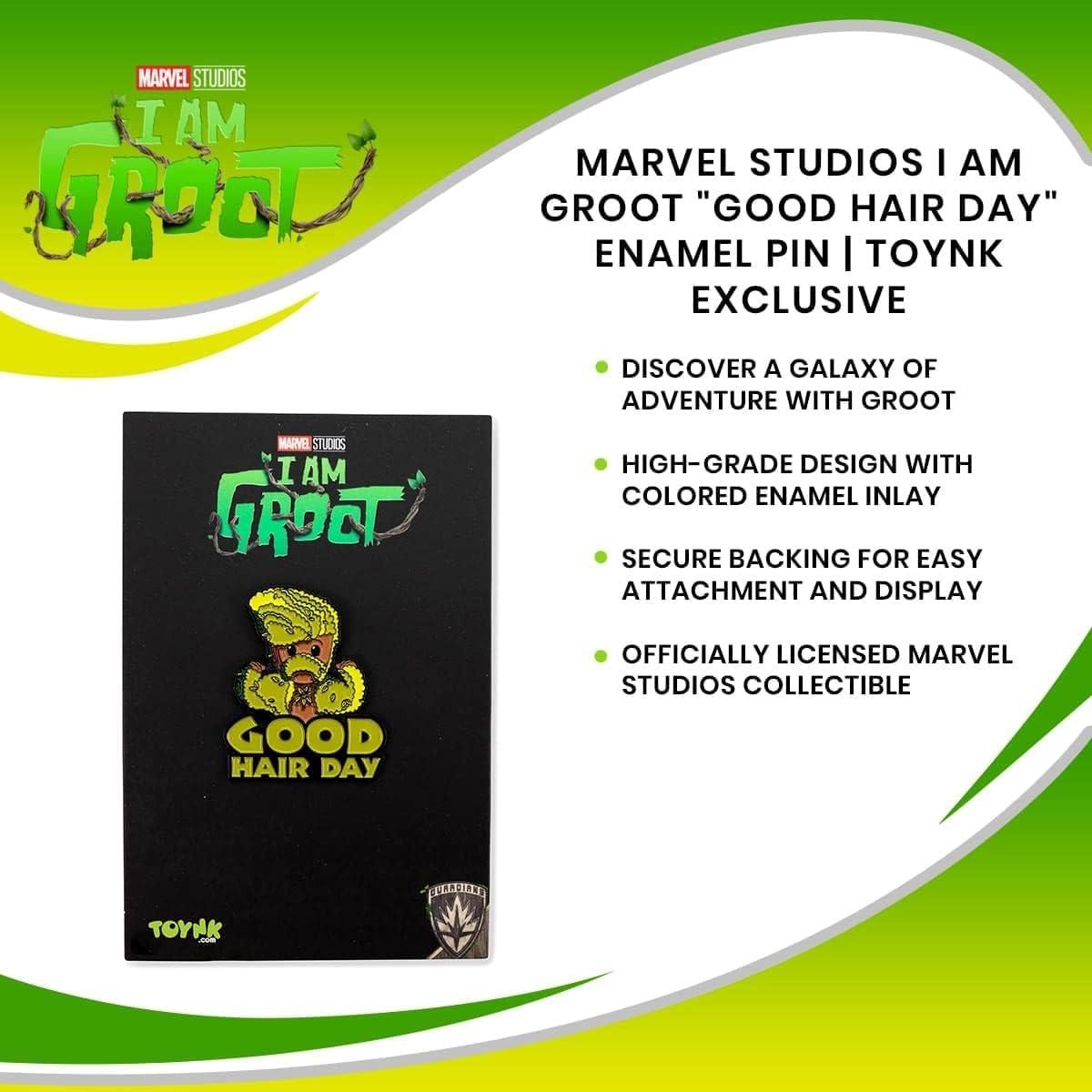 Pin de Esmalte Groot Marvel Studios "Día de Buen Cabello"