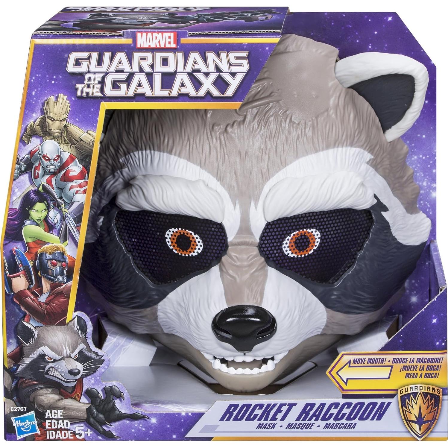 Máscara de Mapache Cohete Hasbro para Niños - Ajustable