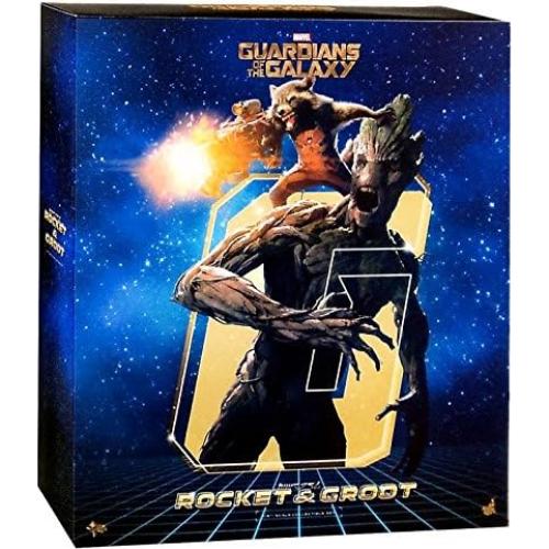 Hot Toys 1/6 MMS254 - Set Rocket y Groot Guardianes de la Galaxia
