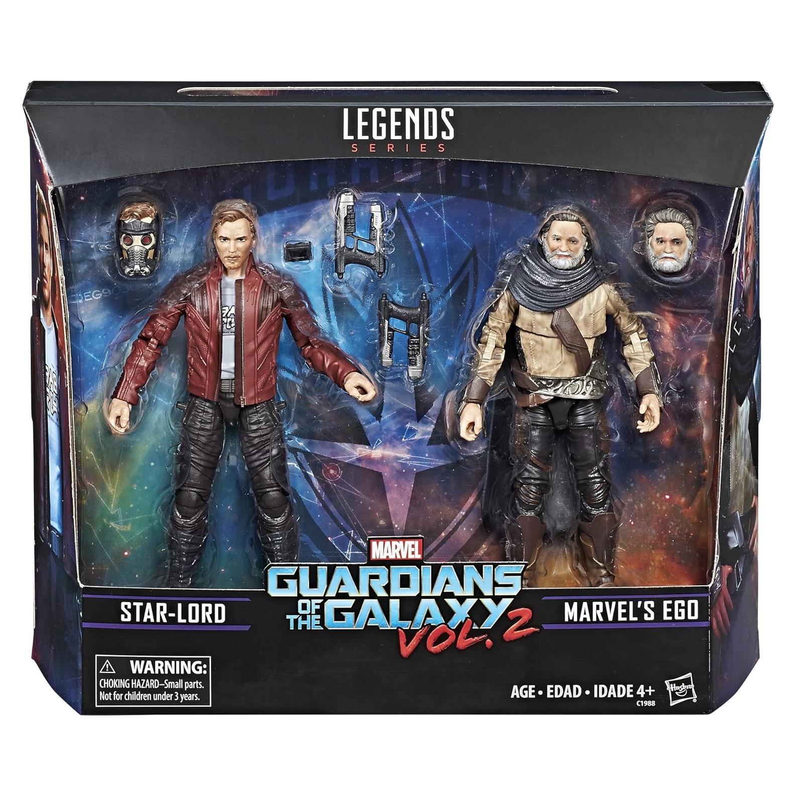 Figuras Marvel Legends Ego y Star-Lord 15.24 cm Hasbro