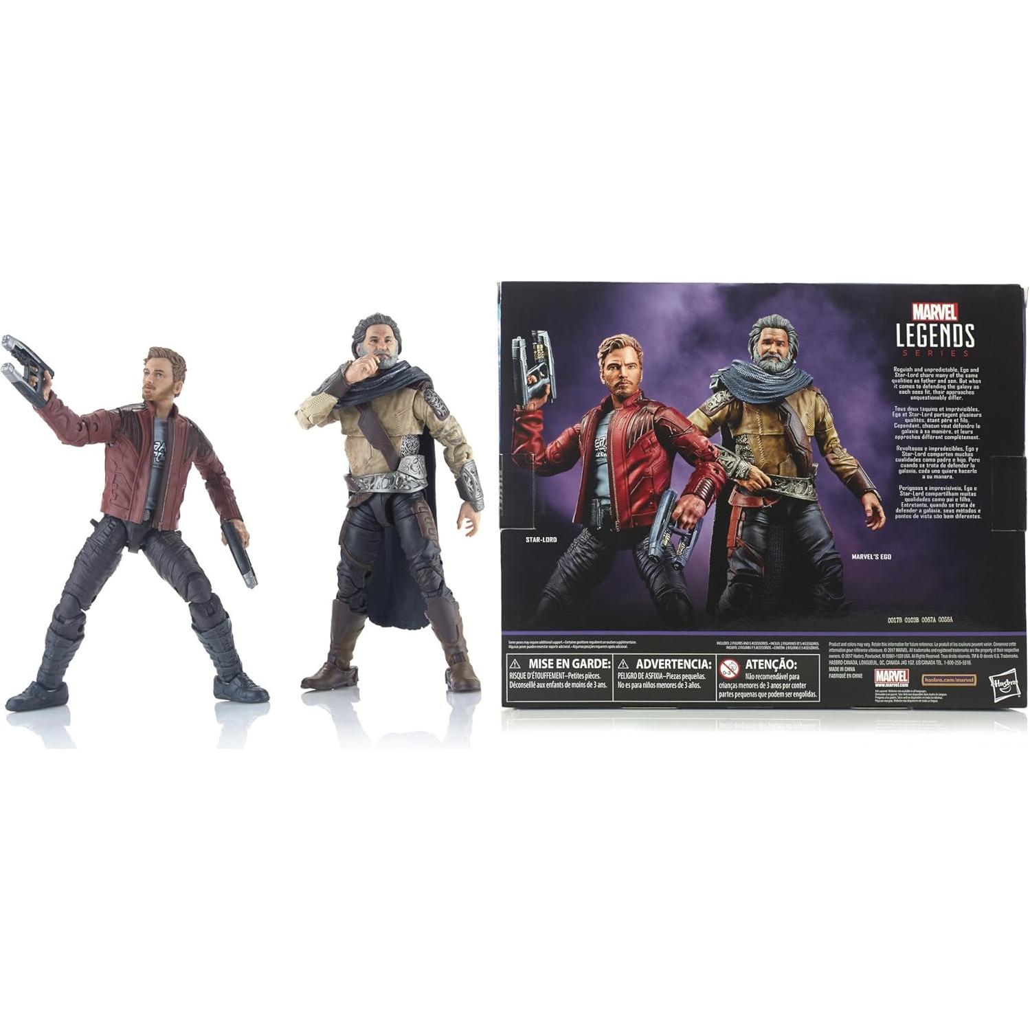 Figuras Marvel Legends Ego y Star-Lord 15.24 cm Hasbro