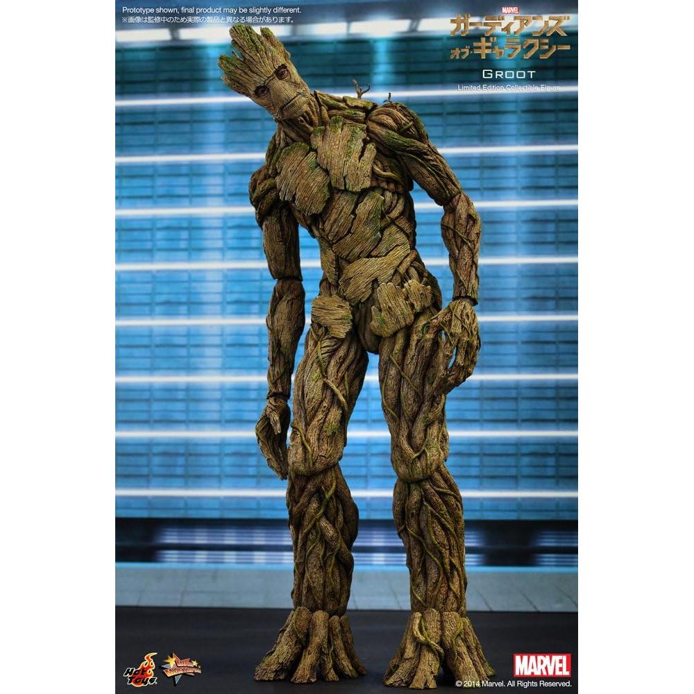 Figura de Sexta Escala Groot Hot Toys 22.86x12.7x44.45 cm