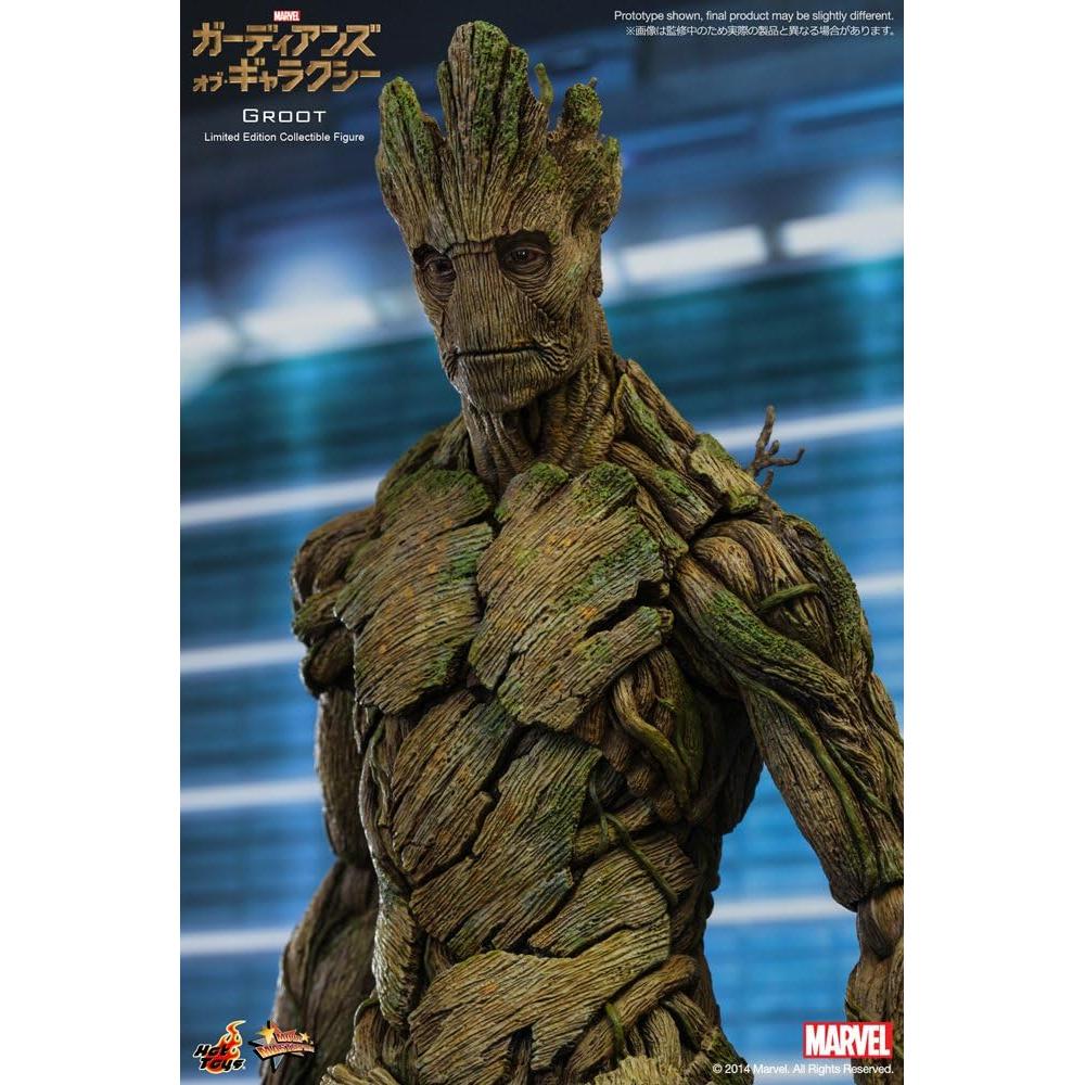 Figura de Sexta Escala Groot Hot Toys 22.86x12.7x44.45 cm