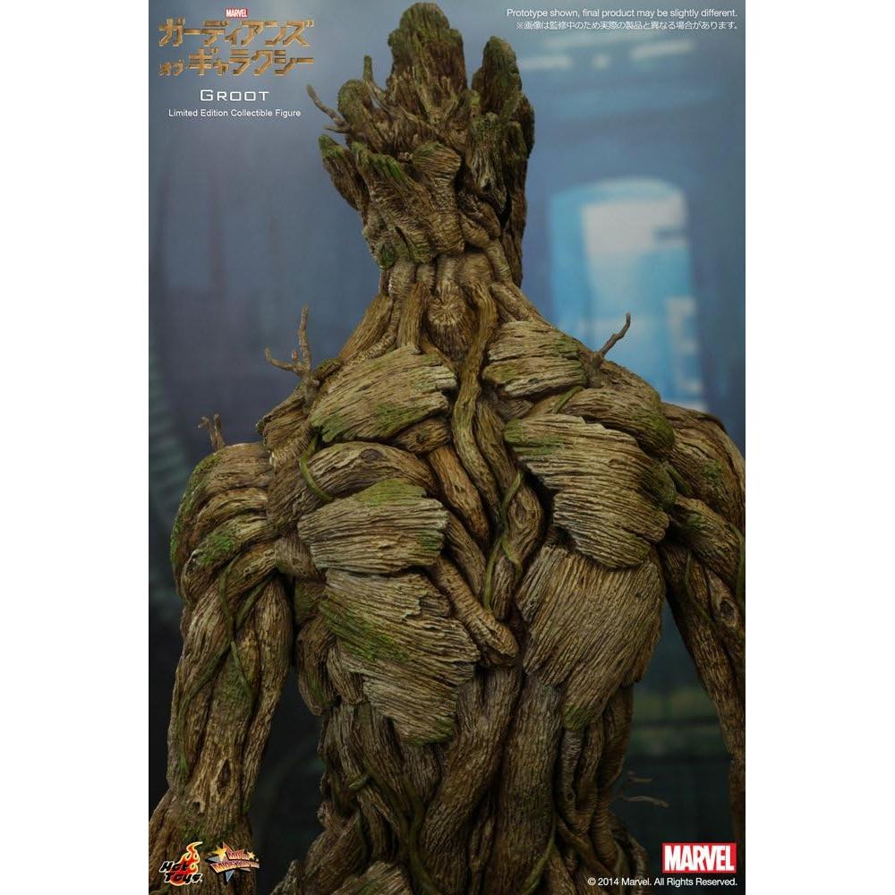 Figura de Sexta Escala Groot Hot Toys 22.86x12.7x44.45 cm