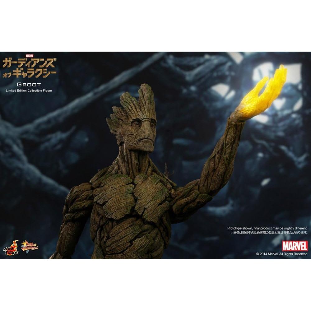Figura de Sexta Escala Groot Hot Toys 22.86x12.7x44.45 cm