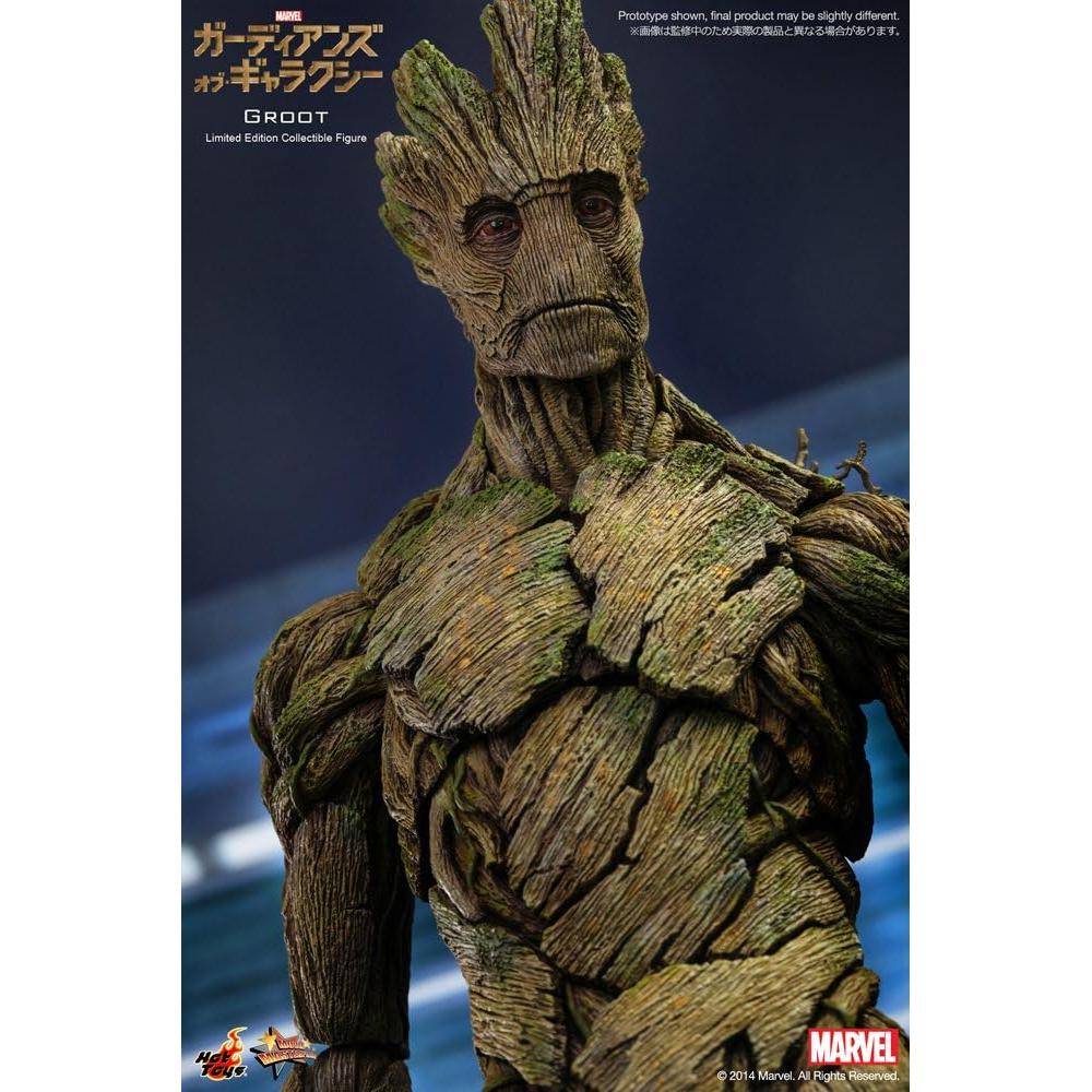 Figura de Sexta Escala Groot Hot Toys 22.86x12.7x44.45 cm