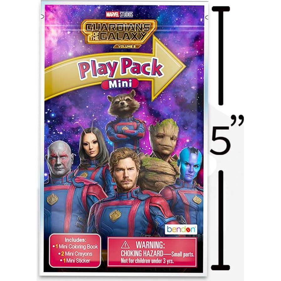 Conjunto de Mini Regalos de Fiesta Marvel Guardianes 24 Piezas