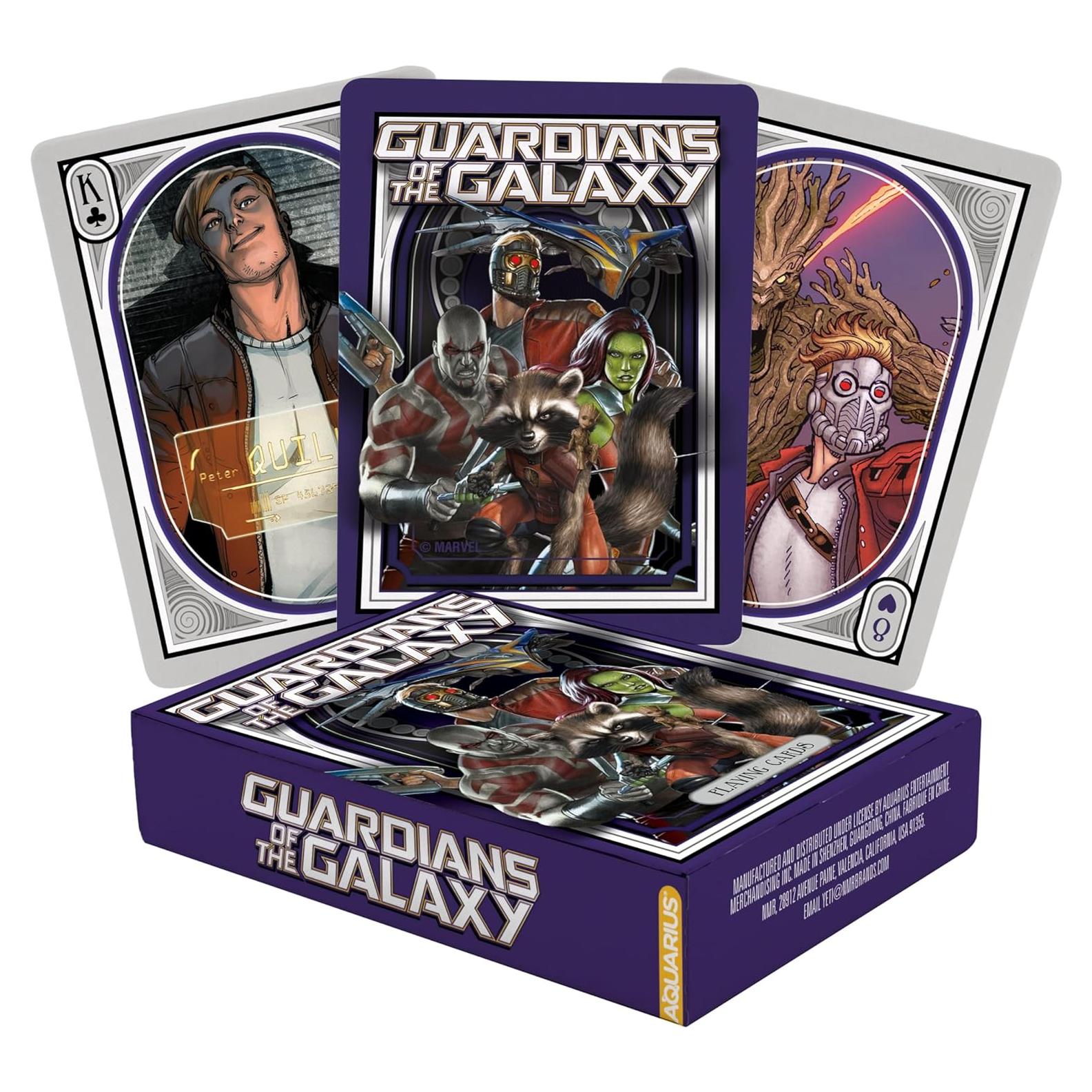 Baraja de Cartas Guardianes de la Galaxia AQUARIUS - 54 Cartas