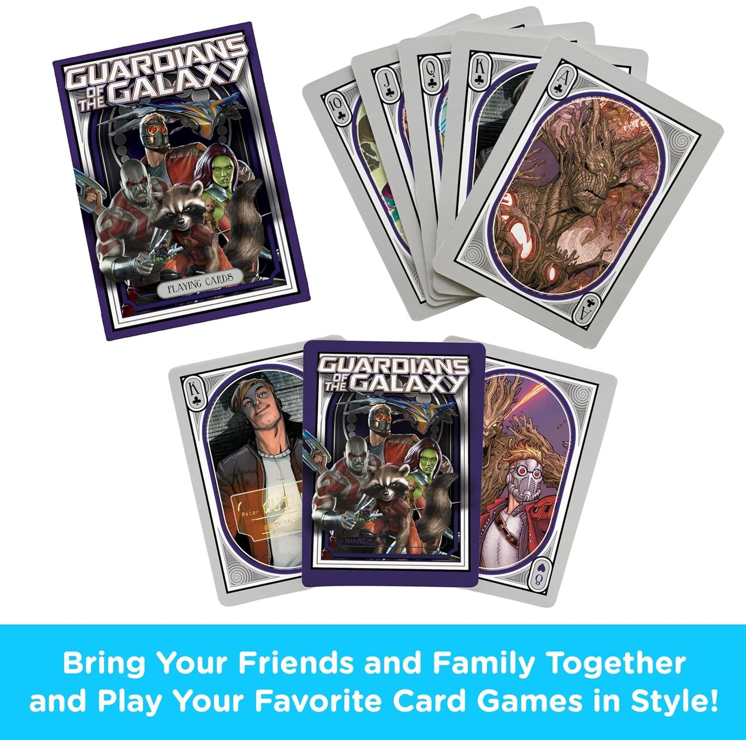 Baraja de Cartas Guardianes de la Galaxia AQUARIUS - 54 Cartas