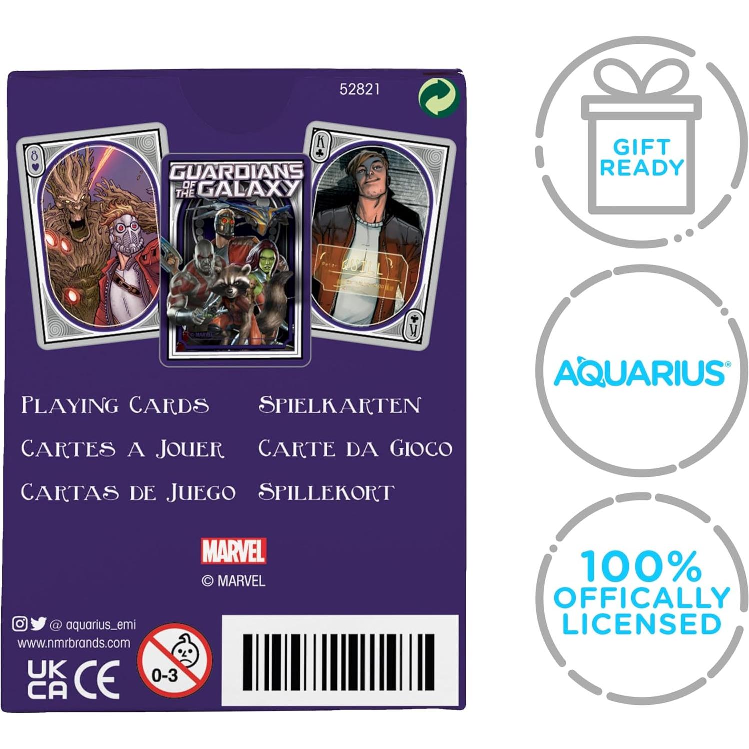 Baraja de Cartas Guardianes de la Galaxia AQUARIUS - 54 Cartas