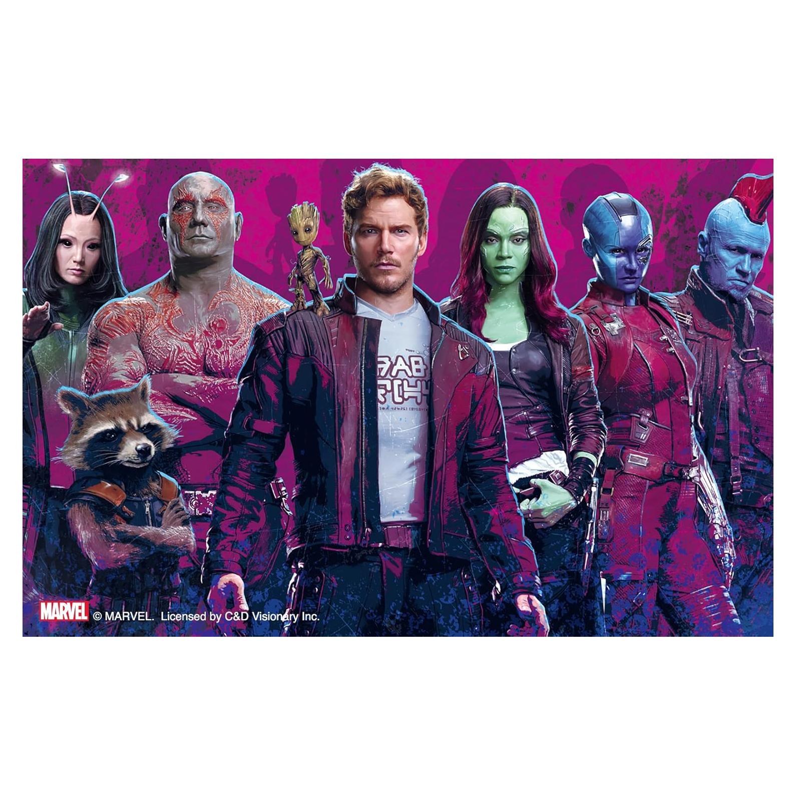 Sticker Guardianes de la Galaxia C&D Visionary 13.97x8.89 cm