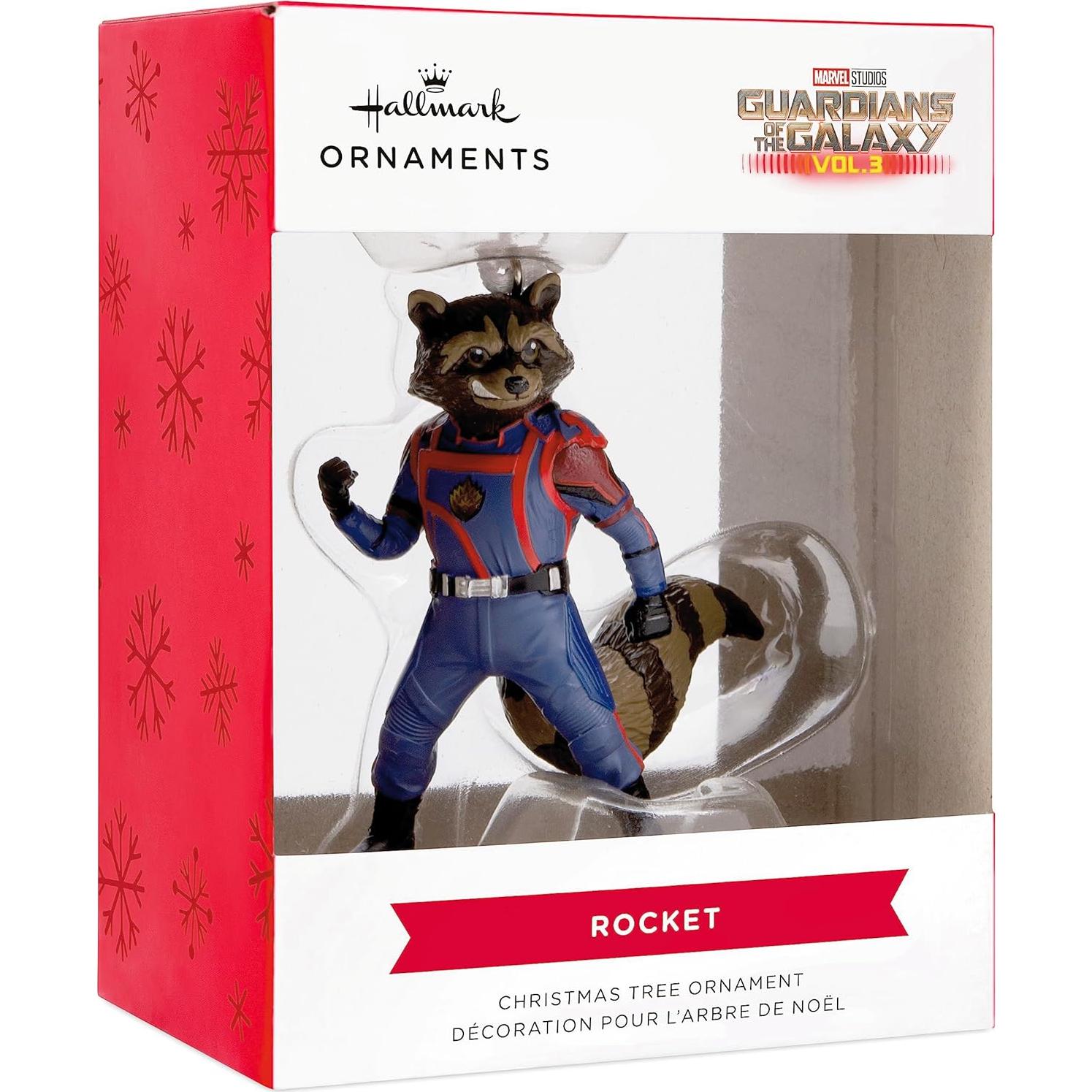 Adorno Navideño Rocket Hallmark Guardianes de la Galaxia 5.4cm