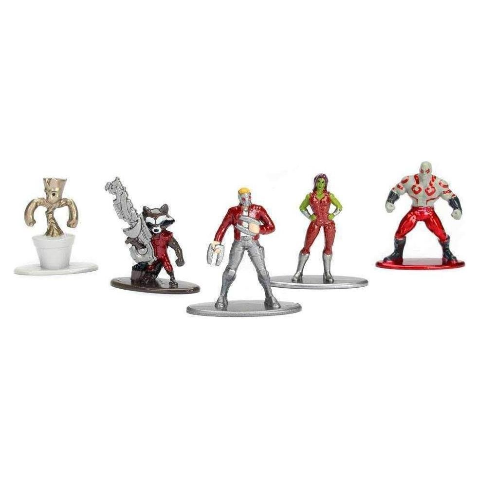 Figuras Coleccionables Nano Metal JADA Marvel - 5 Piezas