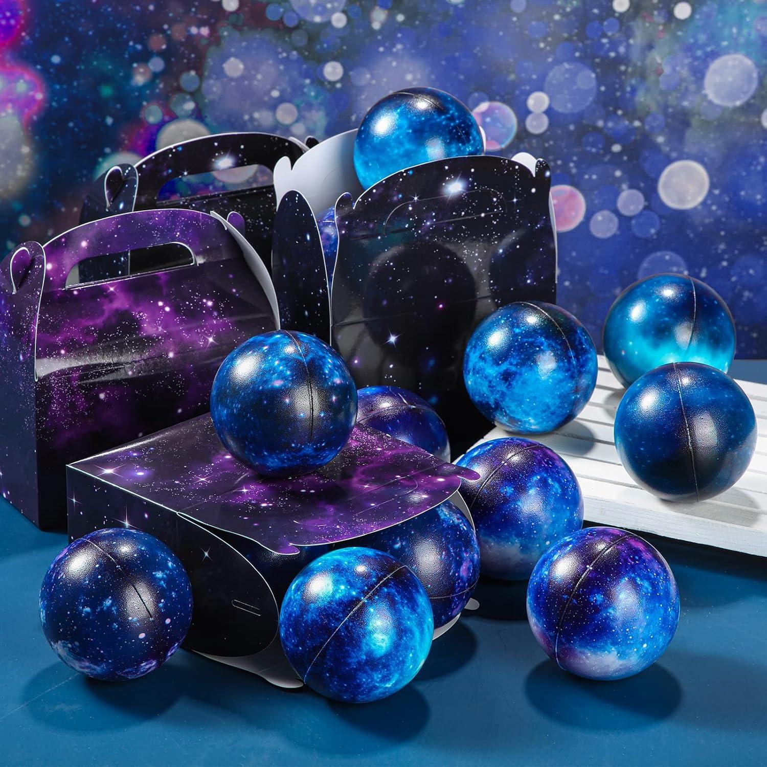 30 Pelotas Antiestrés Galácticas Zhanmai 6.3 cm con Bolsa