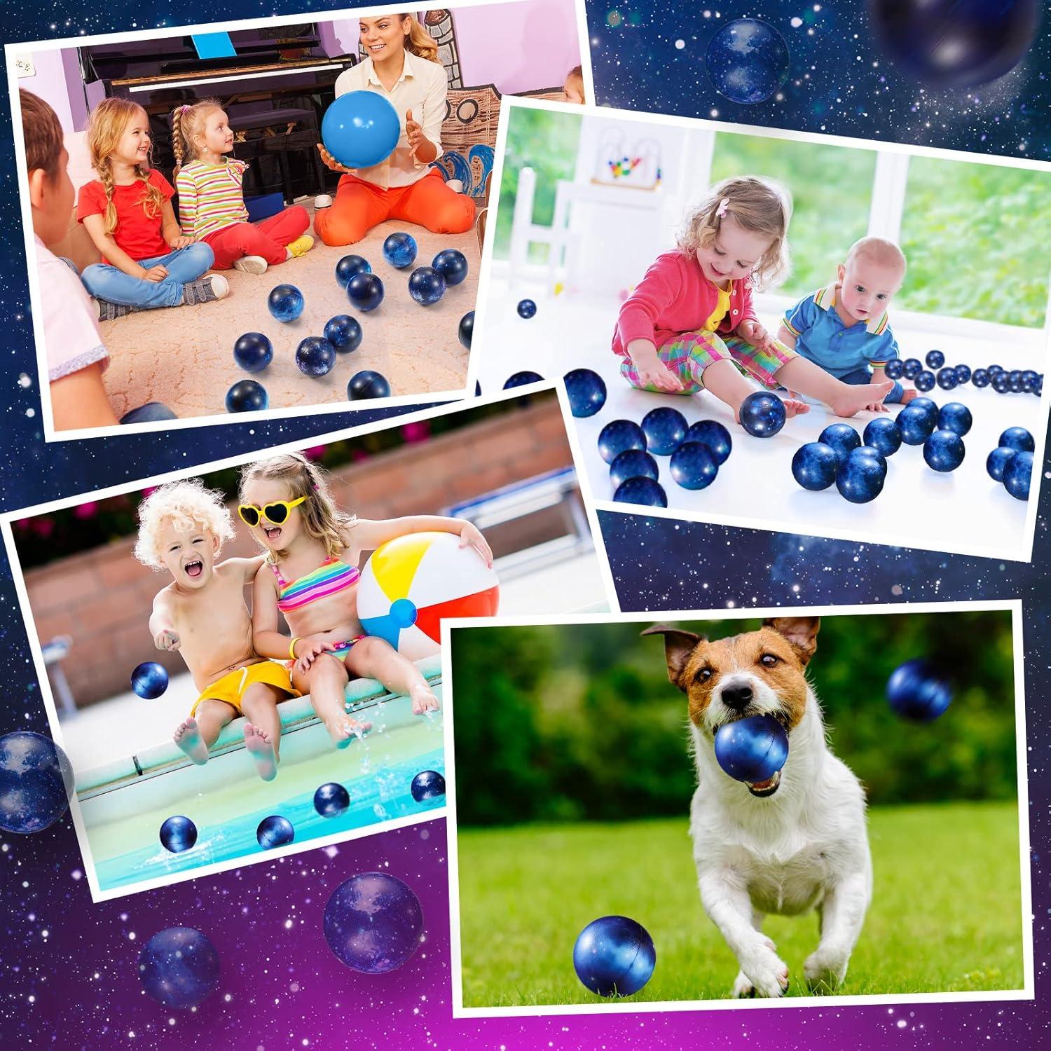 30 Pelotas Antiestrés Galácticas Zhanmai 6.3 cm con Bolsa