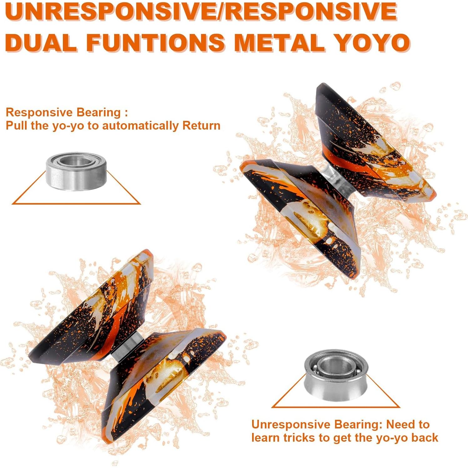 Yoyo WATIEOBOO M18 Profesional de Metal con Accesorios