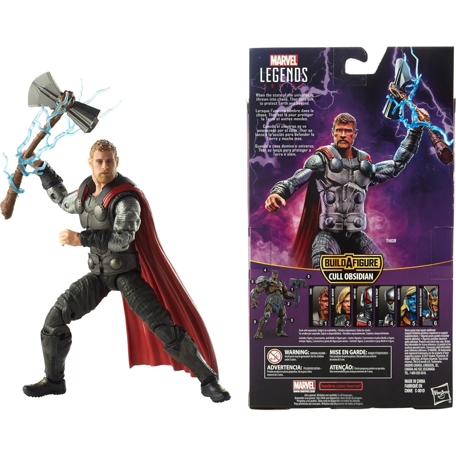 Figura Thor Marvel Legends 15.24 cm con accesorios