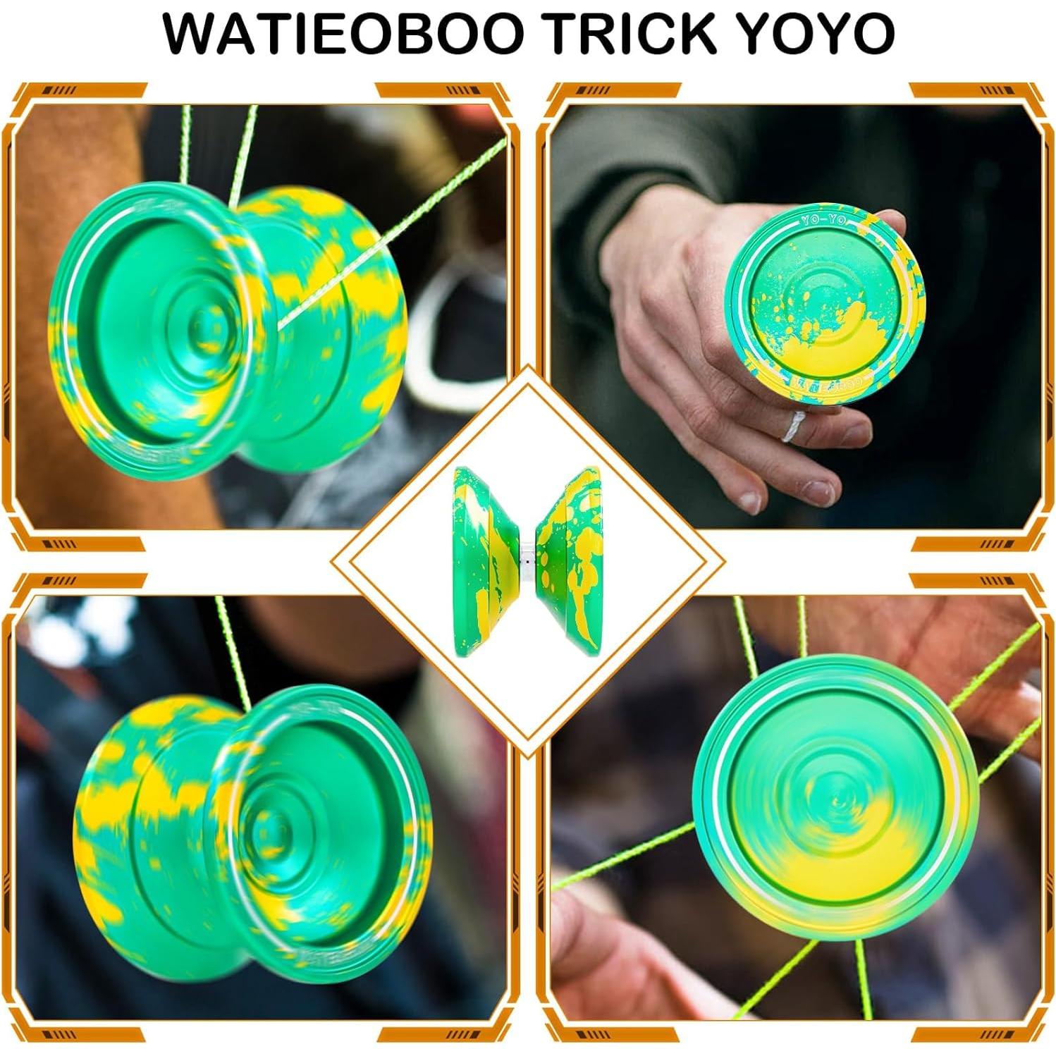 Yoyo Profesional WATIEOBOO M18 Metálico para Niños y Adultos