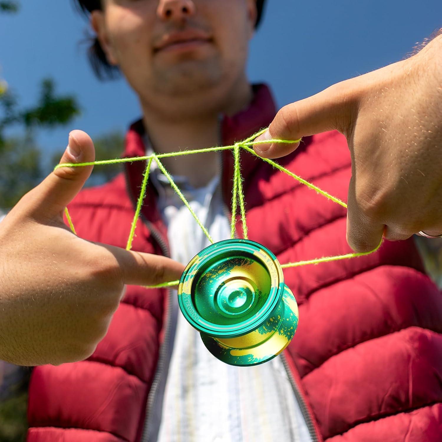 Yoyo Profesional WATIEOBOO M18 Metálico para Niños y Adultos