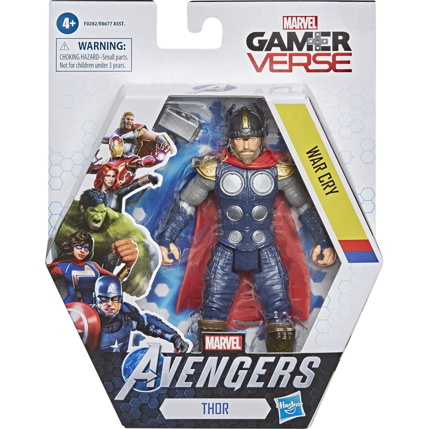 Figura de acción Thor Grito de Guerra Hasbro 15 cm Gamerverse