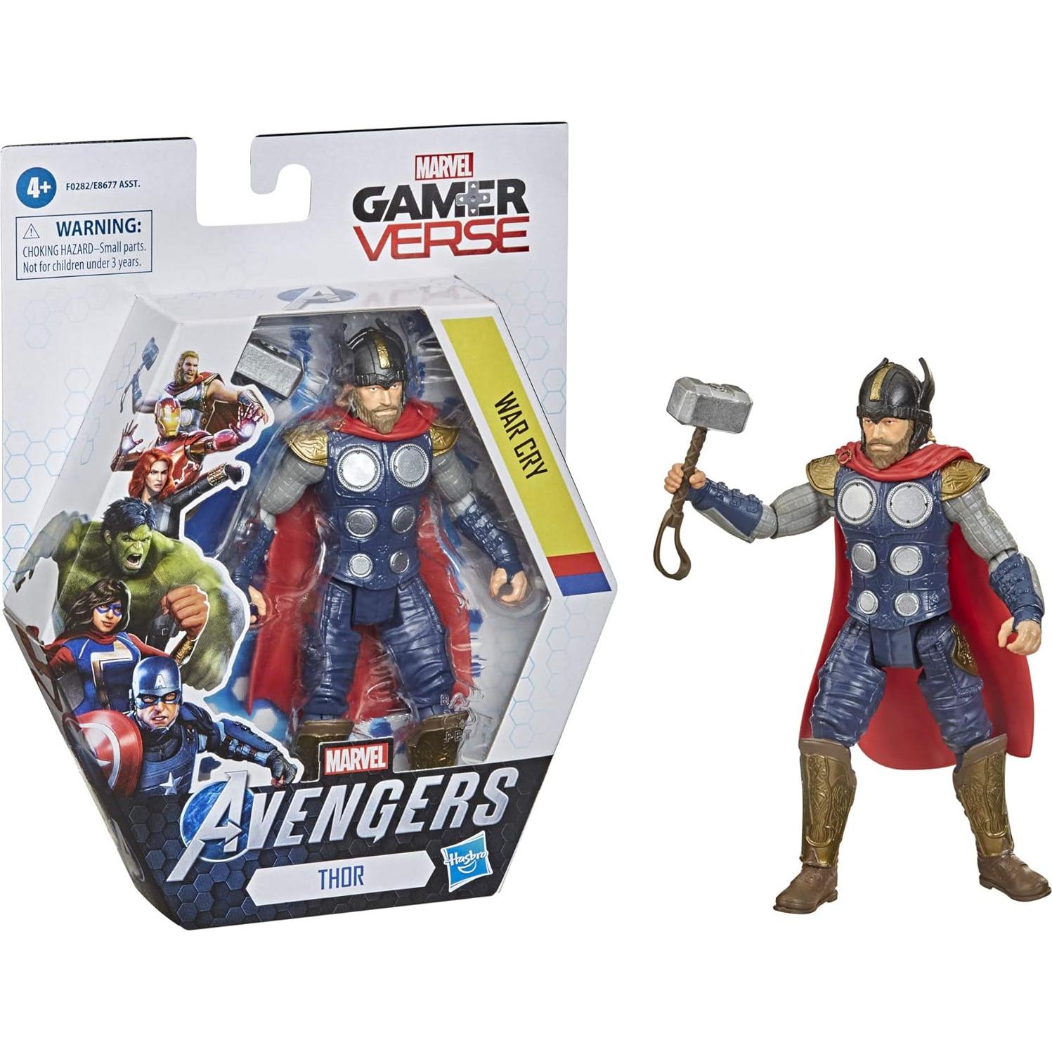 Figura de acción Thor Grito de Guerra Hasbro 15 cm Gamerverse
