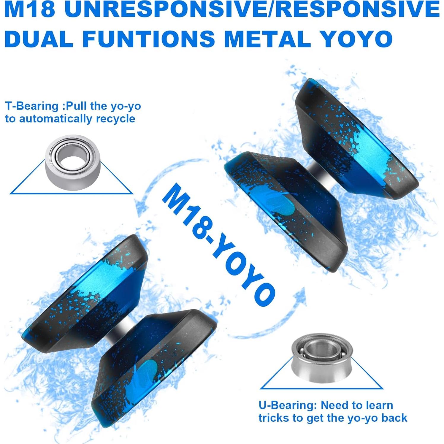 Yoyo WATIEOBOO M18 Responsivo y No Responsivo para Niños