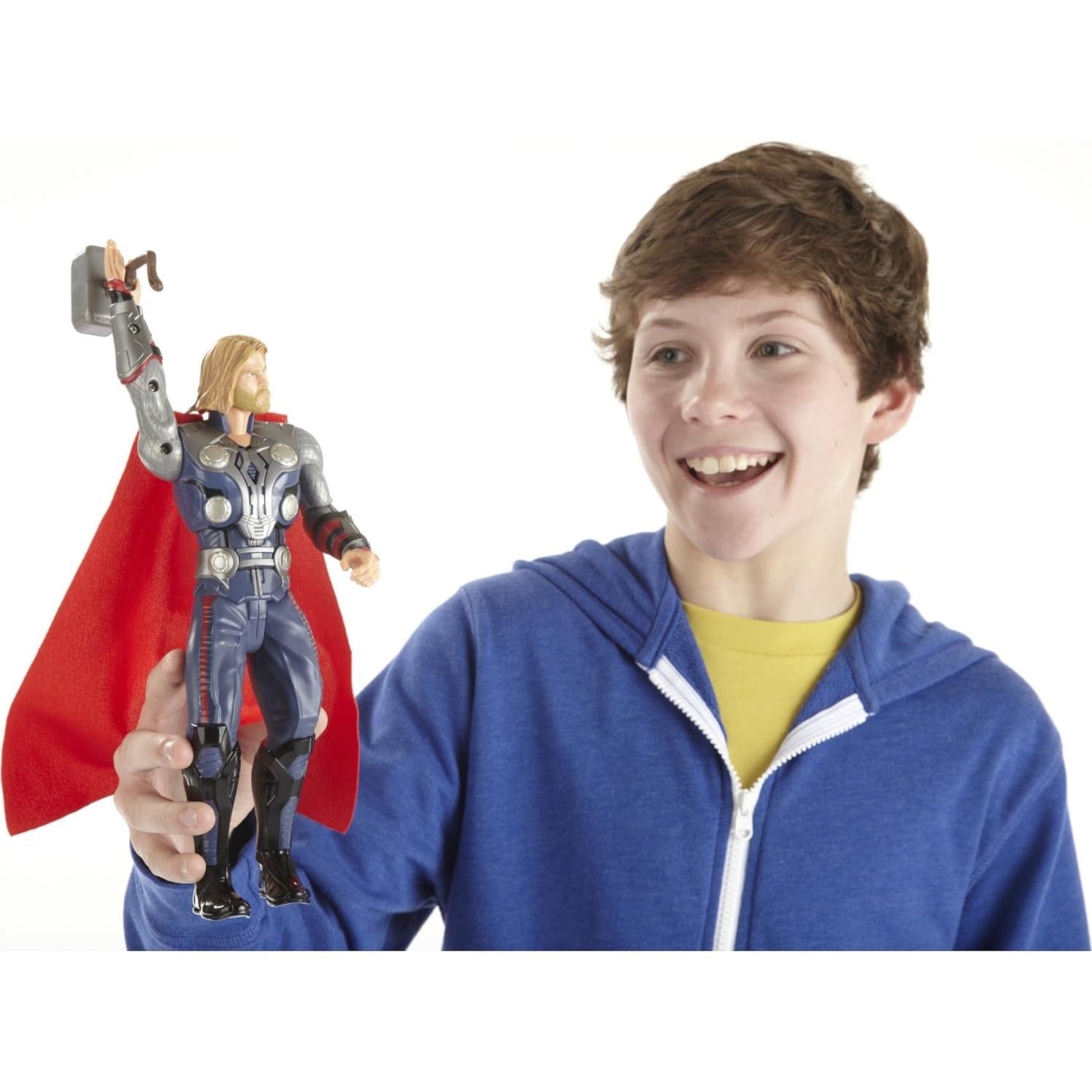 Figura de Acción Thor Hasbro 25.4 cm con Sonidos de Batalla