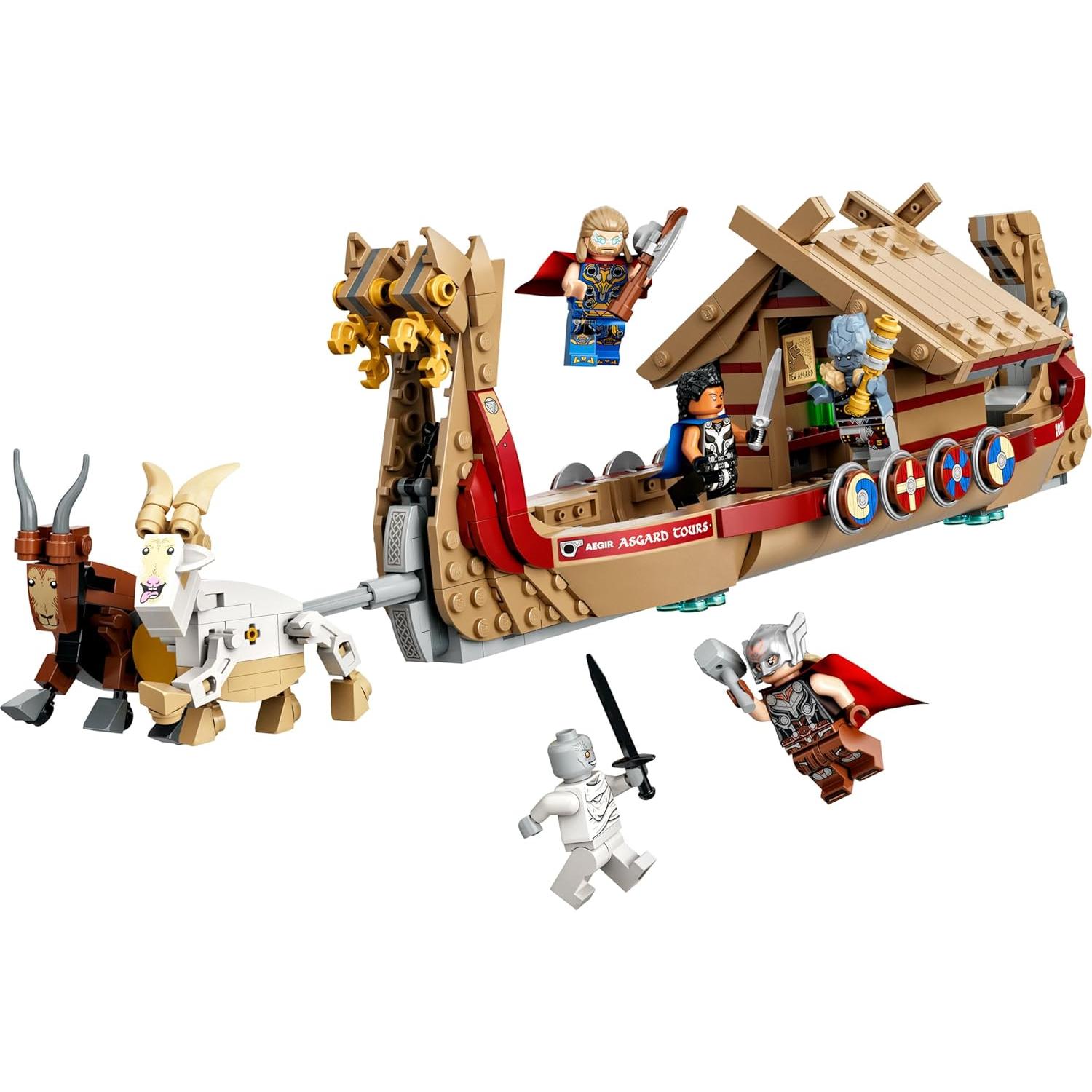 LEGO Marvel Thor Barco Vikingo 76208 con 5 Minifiguras