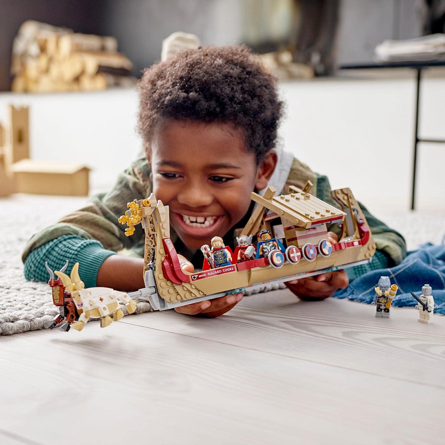 LEGO Marvel Thor Barco Vikingo 76208 con 5 Minifiguras