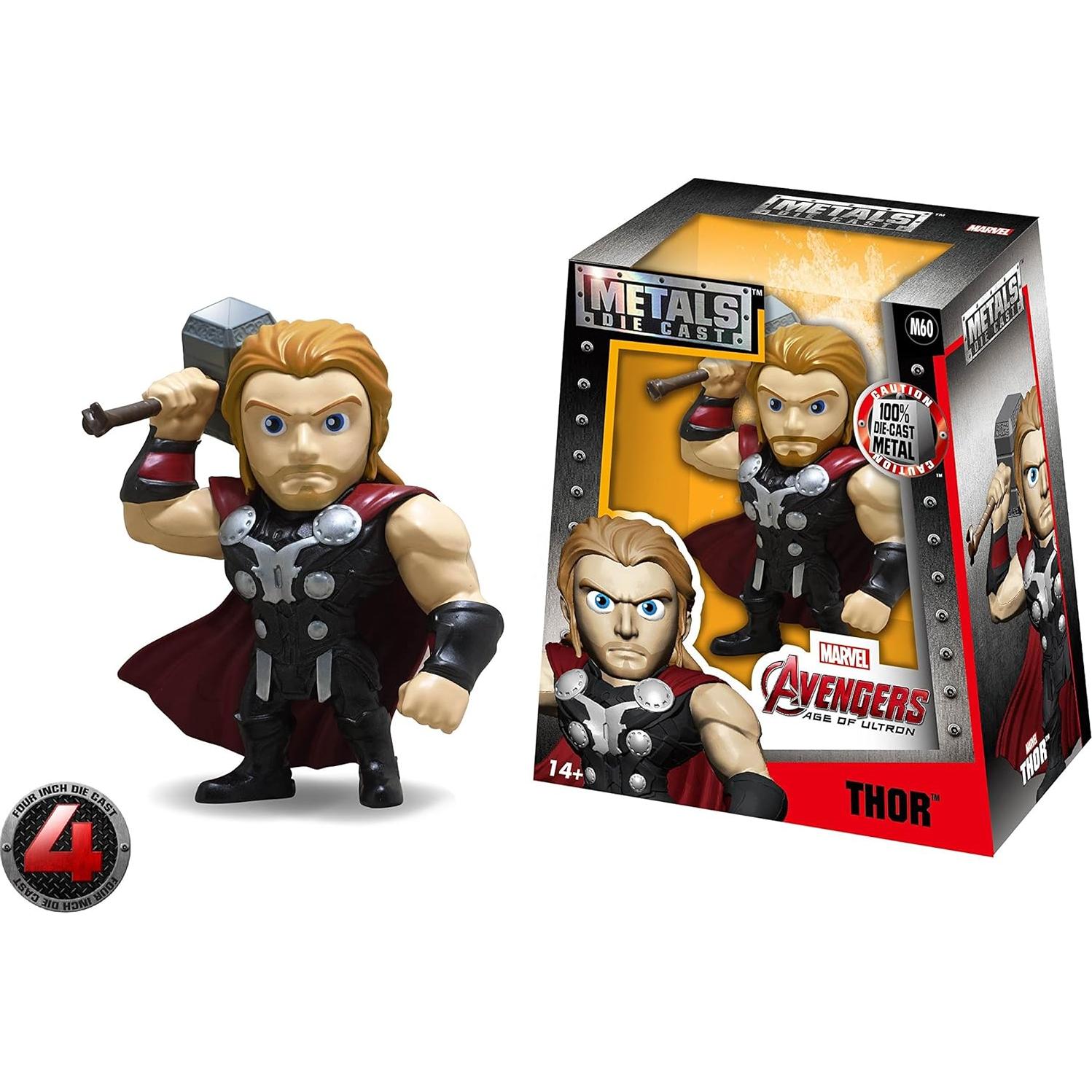 Figura Coleccionable Thor 10.16 cm Jada Toys Metal Fundido