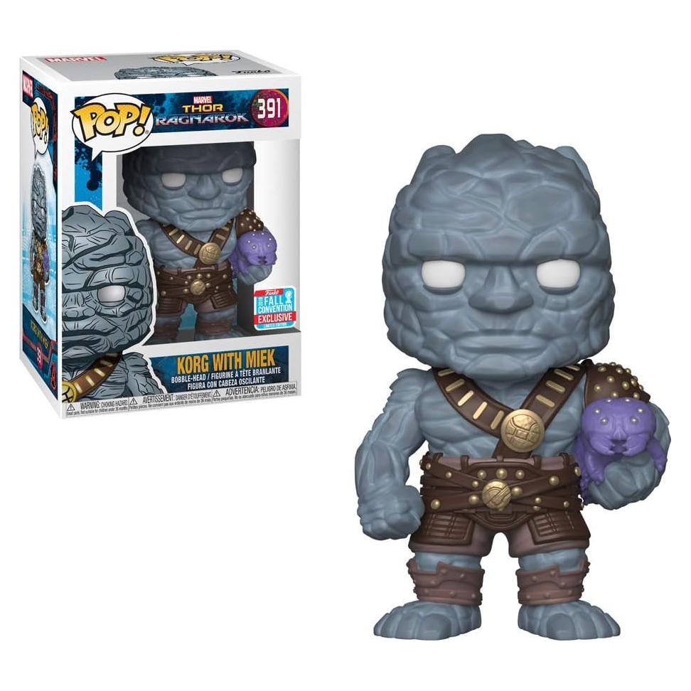 Figura Funko POP! Korg con Miek Marvel Thor Ragnarok 9 cm