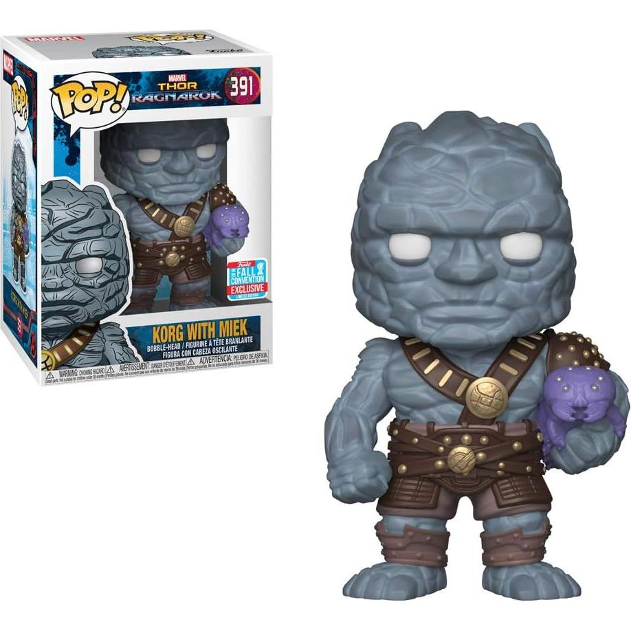 Figura Funko POP! Korg con Miek Marvel Thor Ragnarok 9 cm