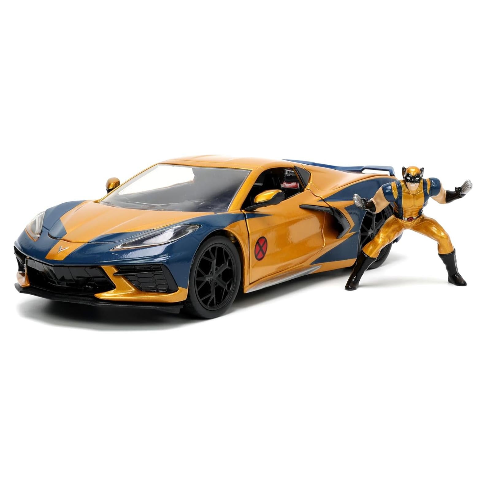 Coche de Fundición Jada Toys Wolverine 2020 Chevy Corvette 20cm