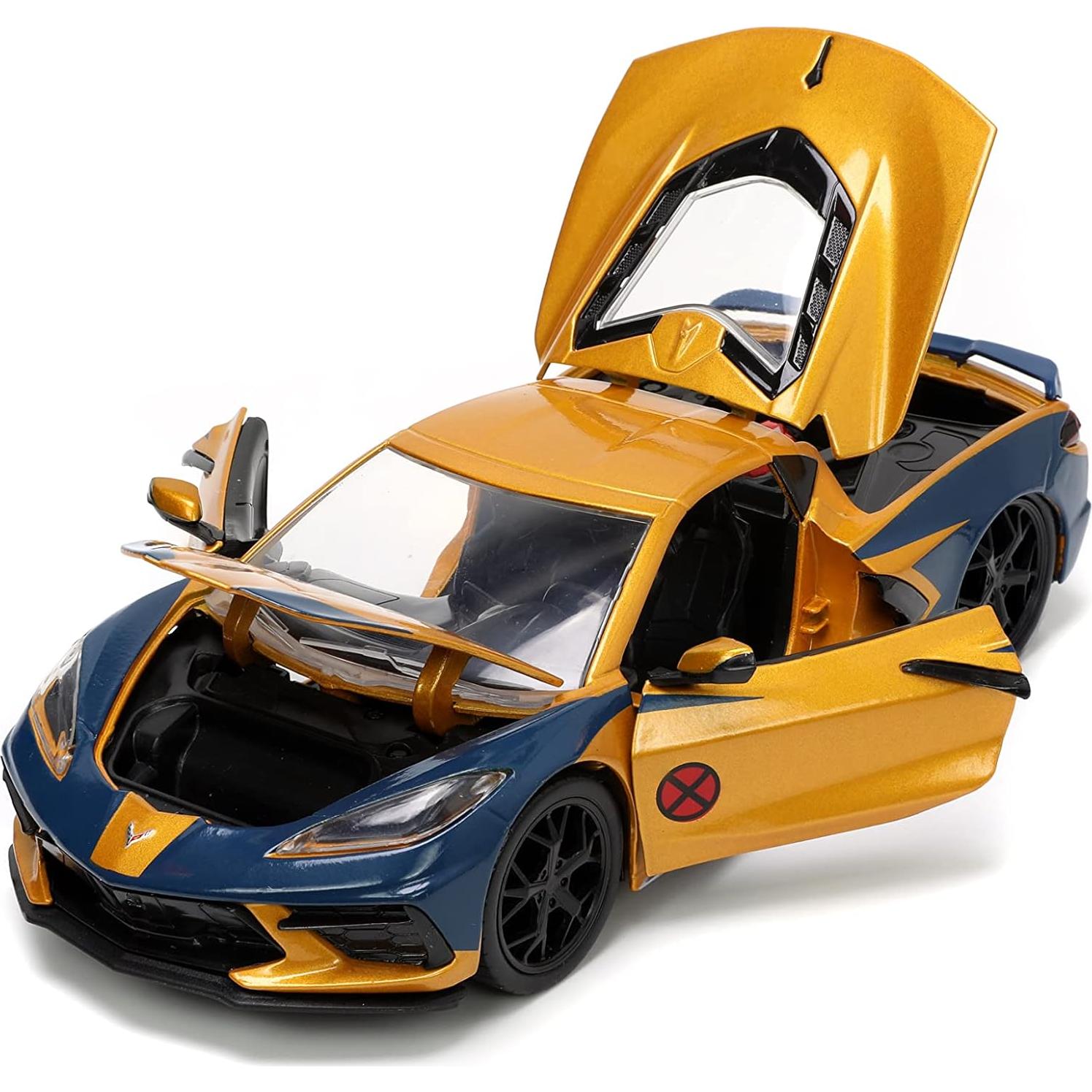 Coche de Fundición Jada Toys Wolverine 2020 Chevy Corvette 20cm