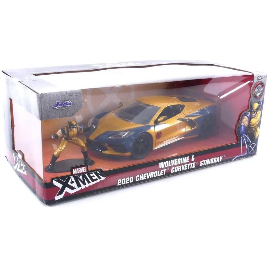 Coche de Fundición Jada Toys Wolverine 2020 Chevy Corvette 20cm
