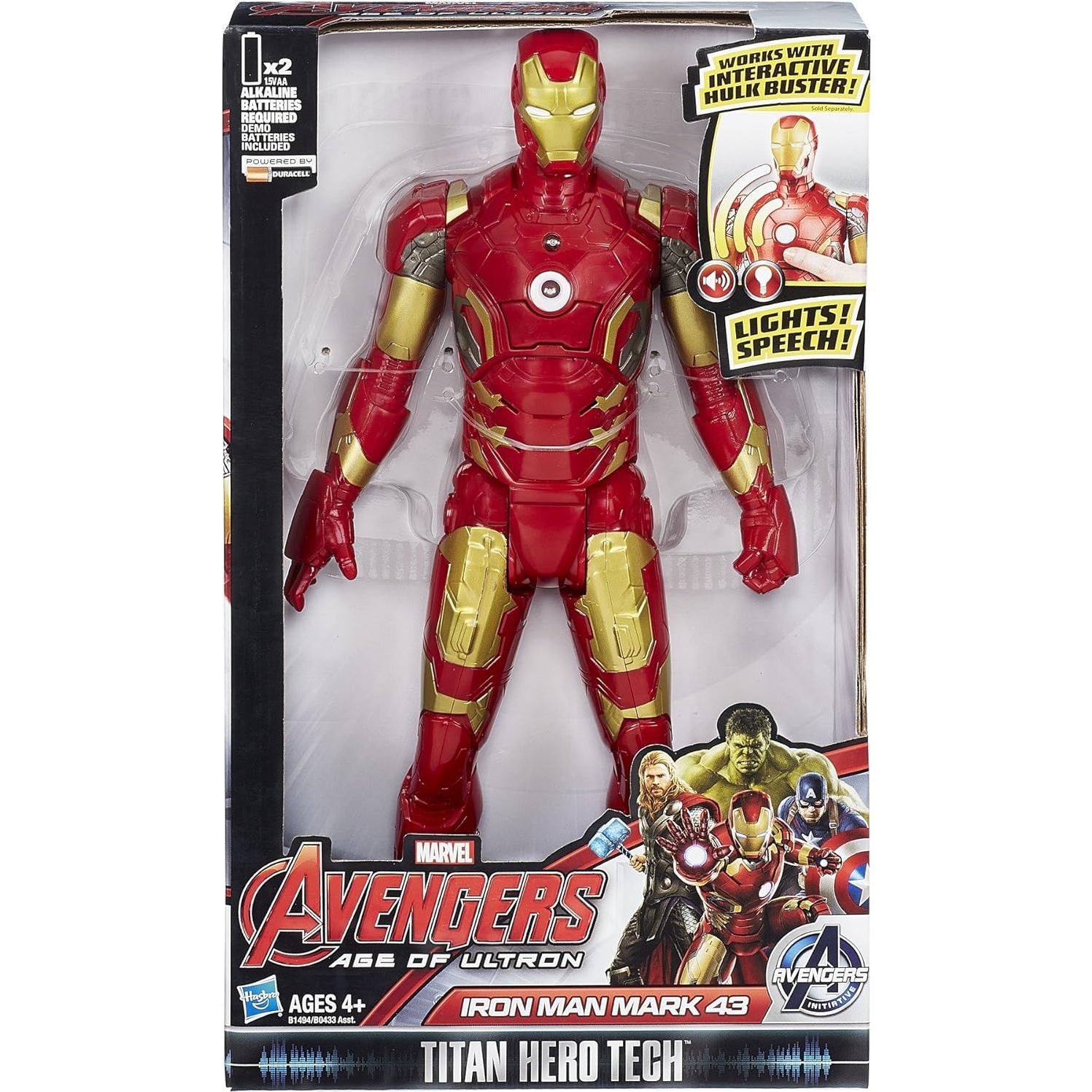 Figura Iron Man Titan Hero Tech 30 cm Hasbro Vengadores