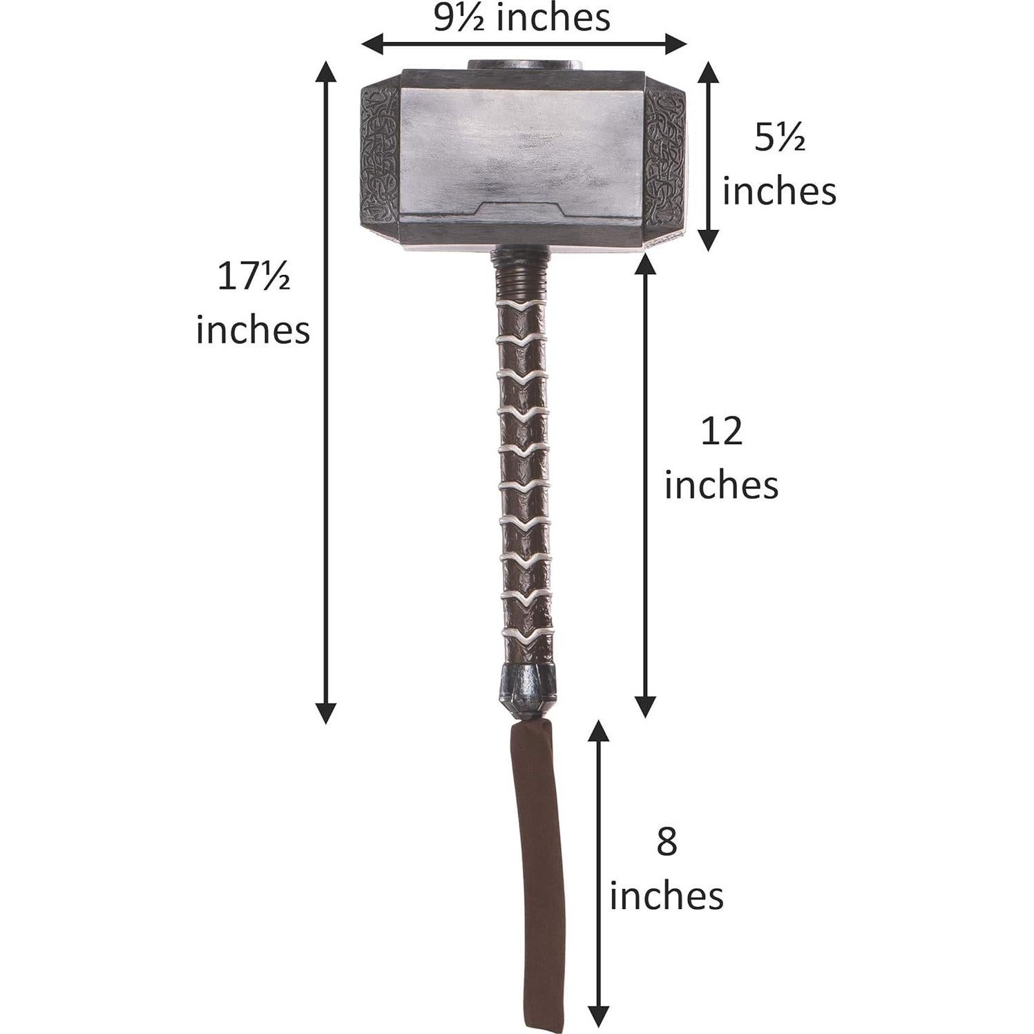 Martillo Mjolnir Rubie's Marvel Avengers Endgame 44.5 cm