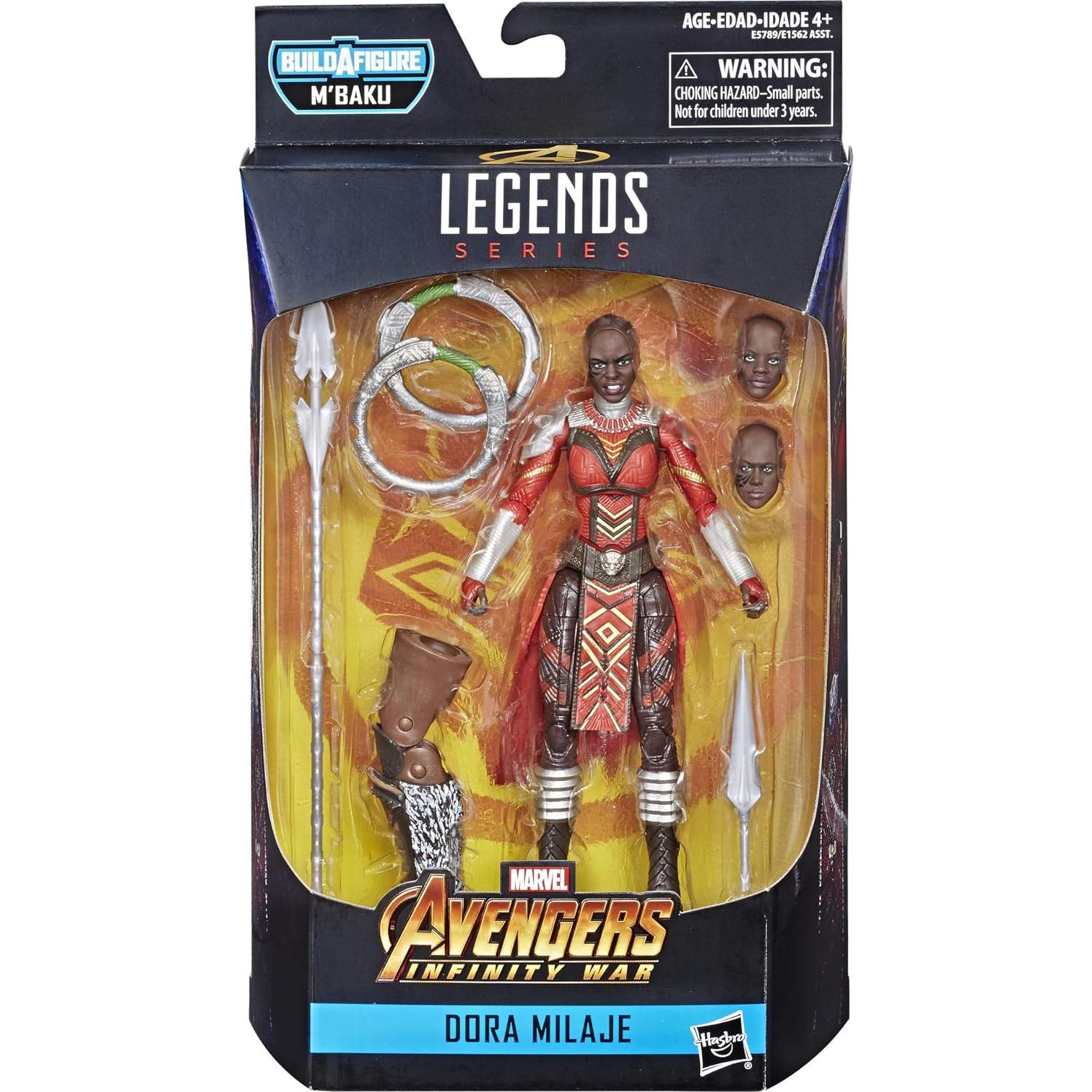 Figura de acción Dora Milaje Marvel Legends 15 cm Hasbro