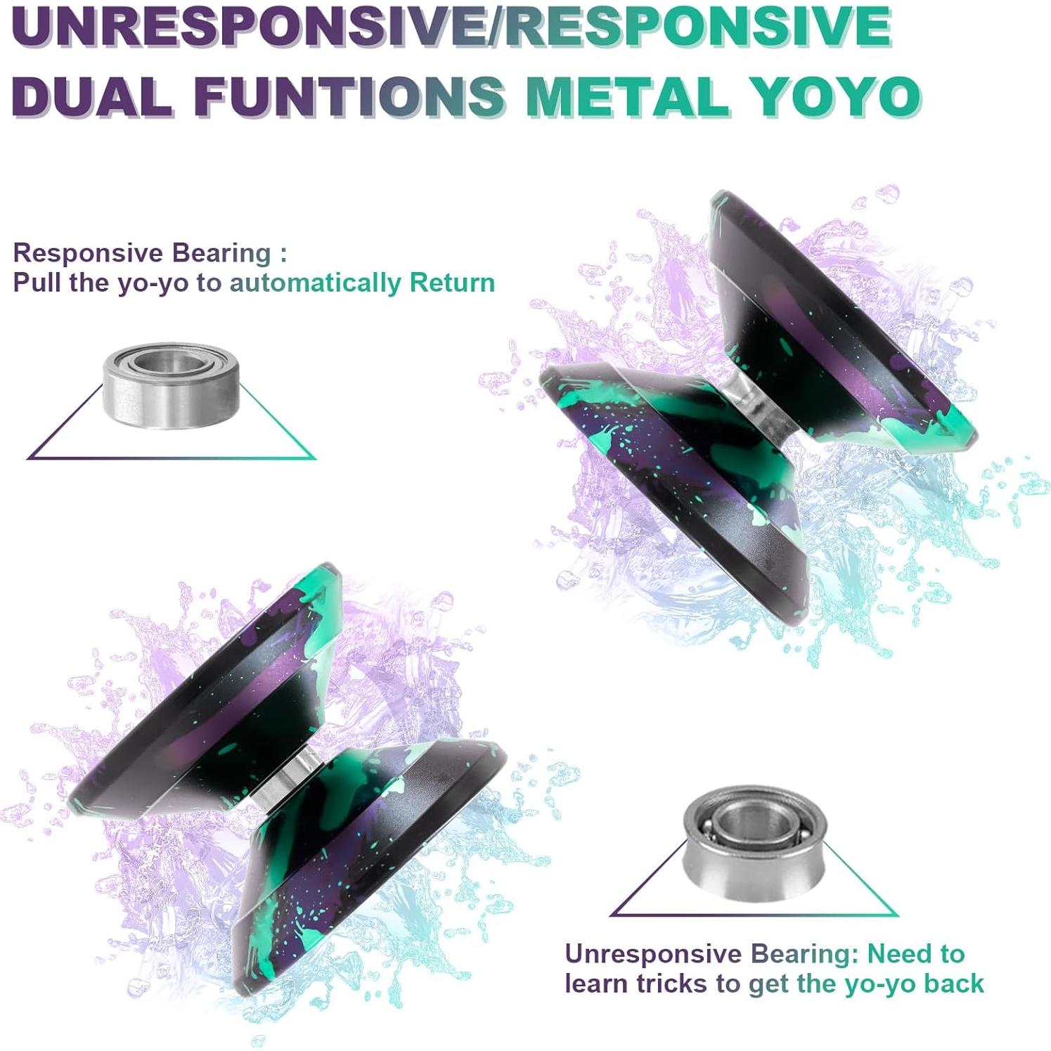 Yoyo WATIEOBOO M18 Profesional de Metal con Accesorios