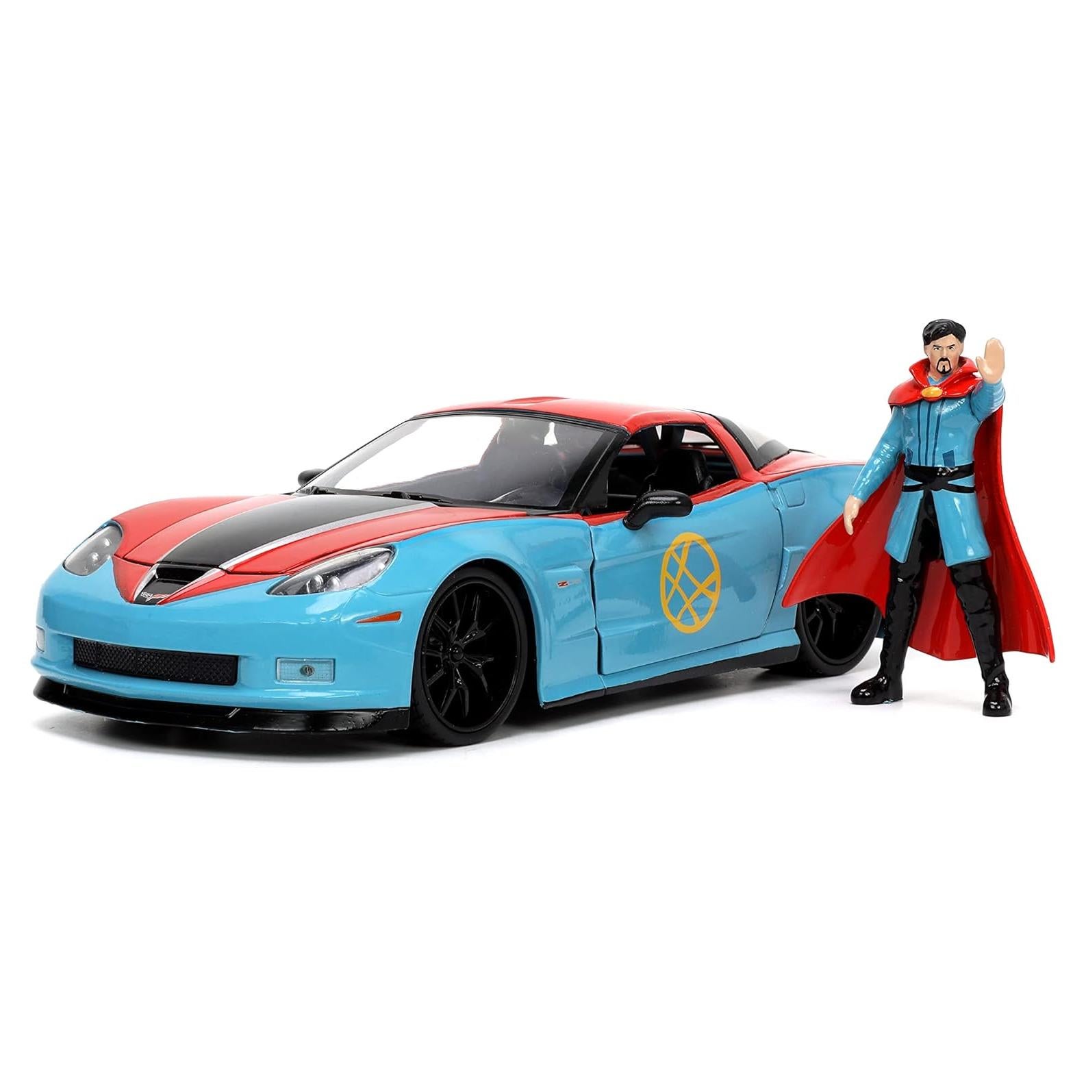Coche de Fundición Jada Toys Doctor Strange 2006 Chevy Corvette