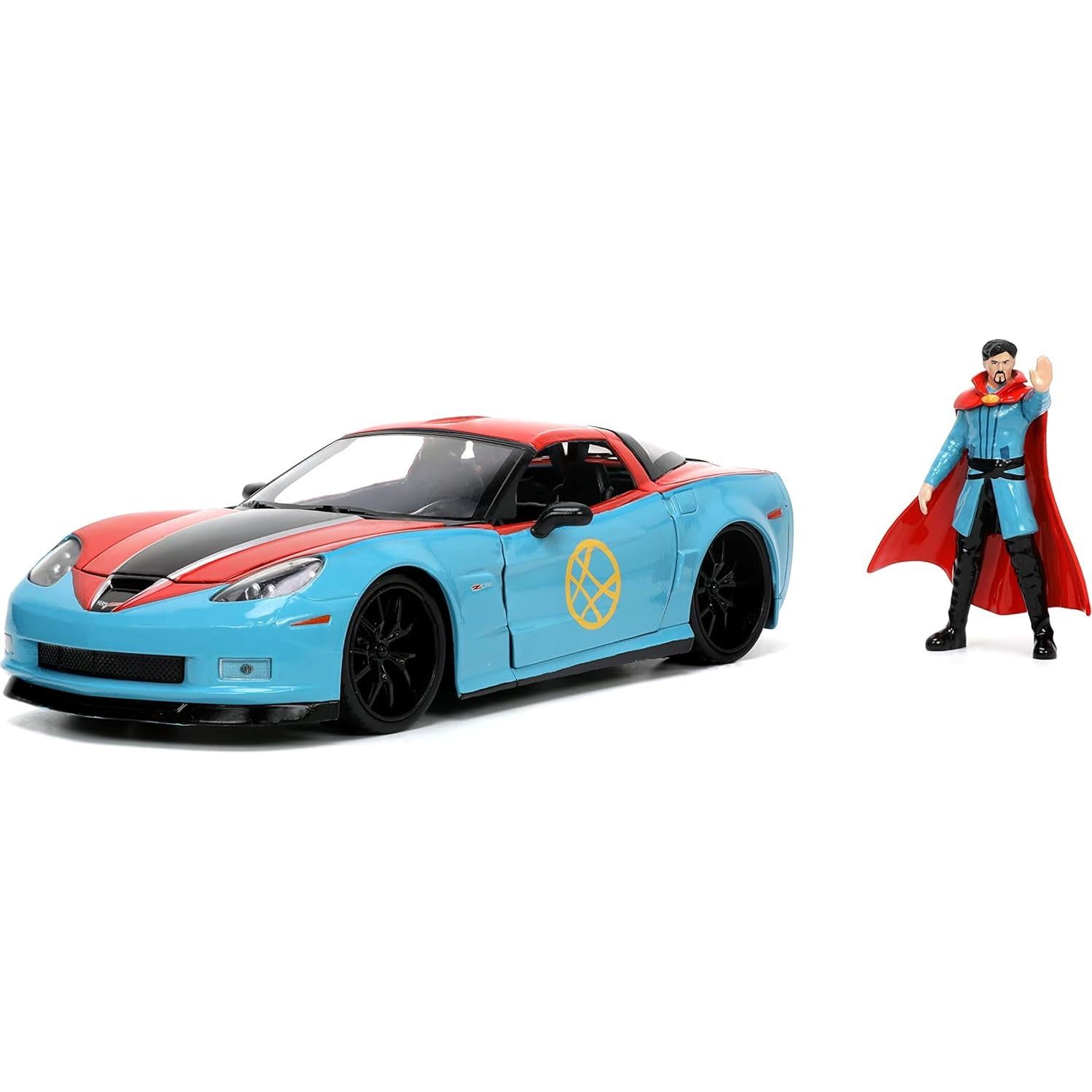 Coche de Fundición Jada Toys Doctor Strange 2006 Chevy Corvette