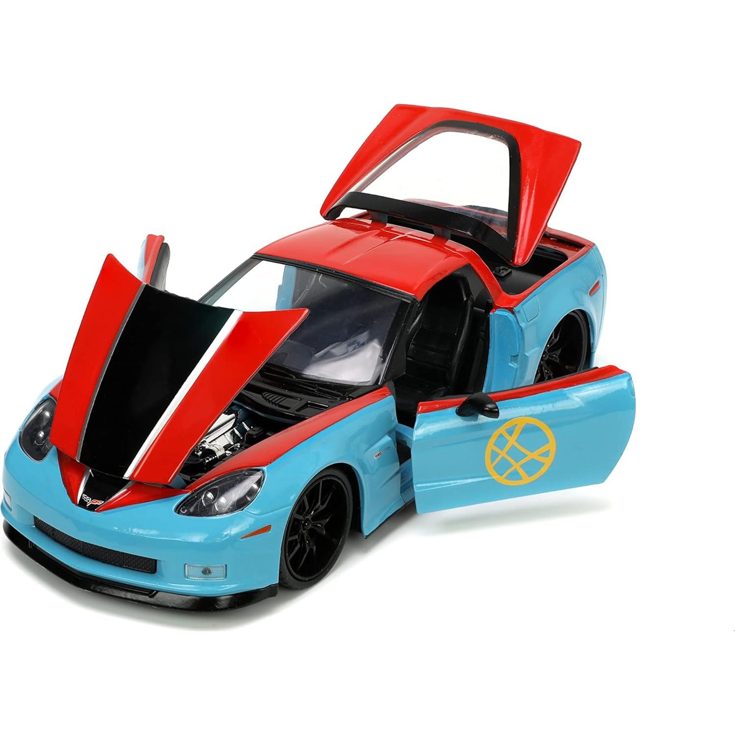 Coche de Fundición Jada Toys Doctor Strange 2006 Chevy Corvette