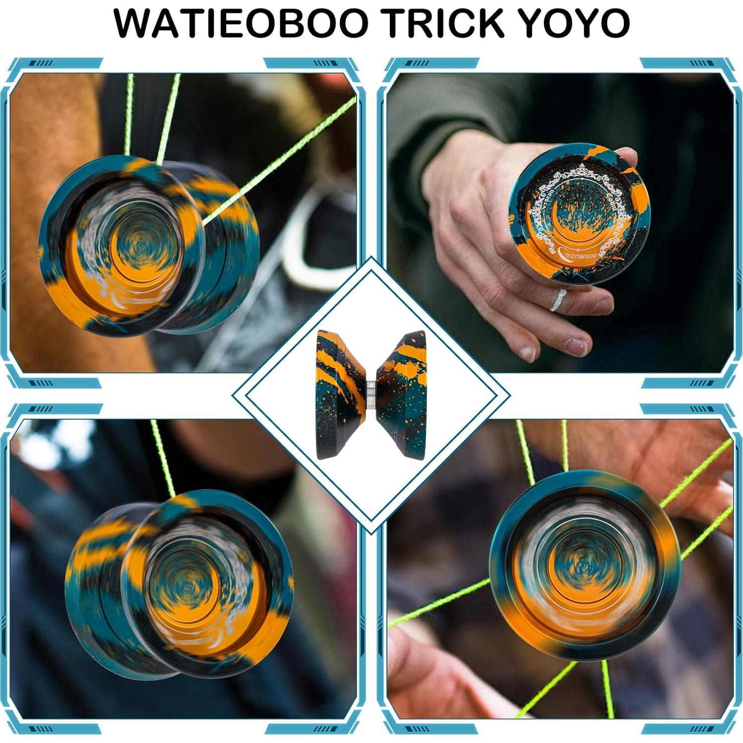 Yo-yo Profesional WATIEOBOO de Metal con Accesorios