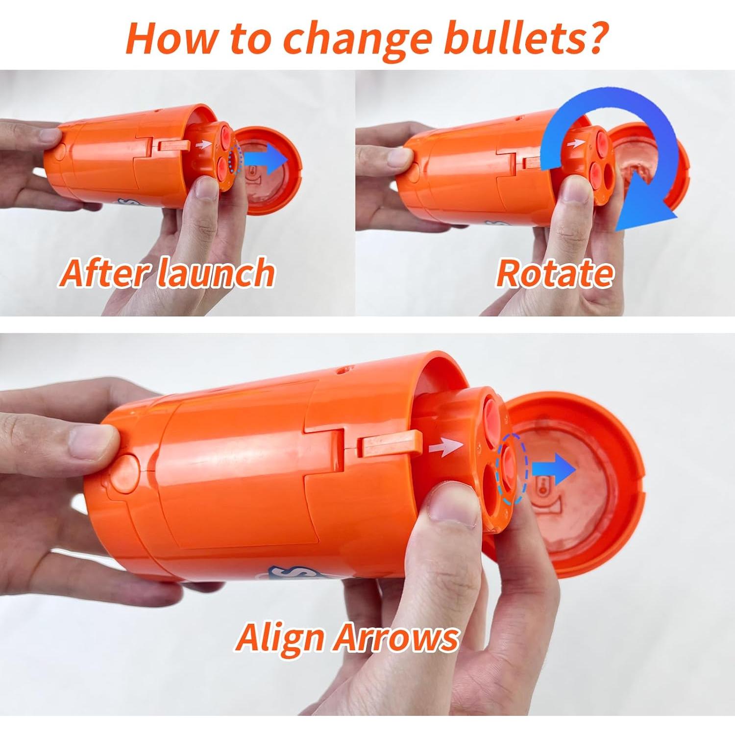 Pistola de Juguete AGM MASTECH Transformadora con Dardos de Espuma