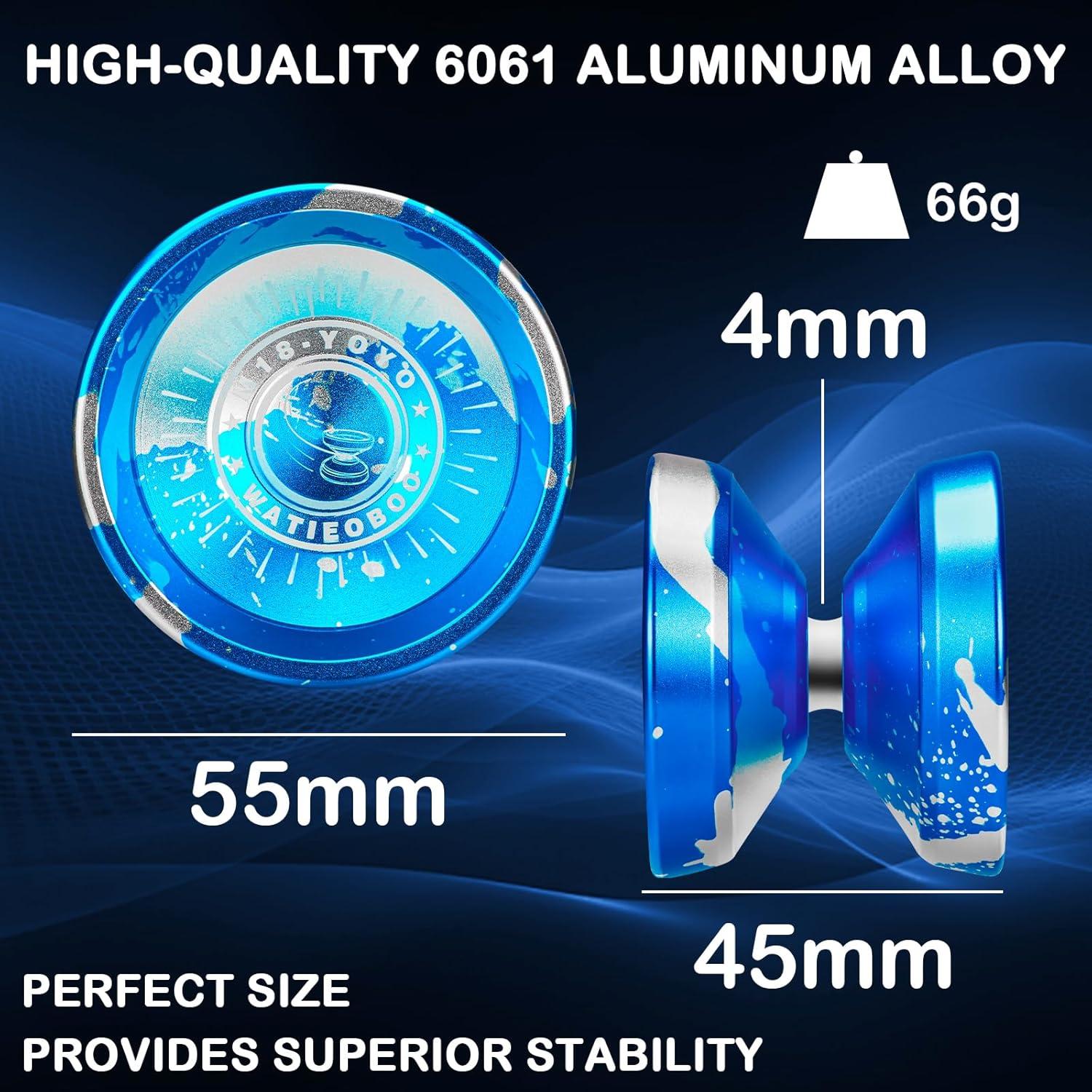 Yoyo WATIEOBOO M18 Profesional con 10 Cuerdas y Estuche